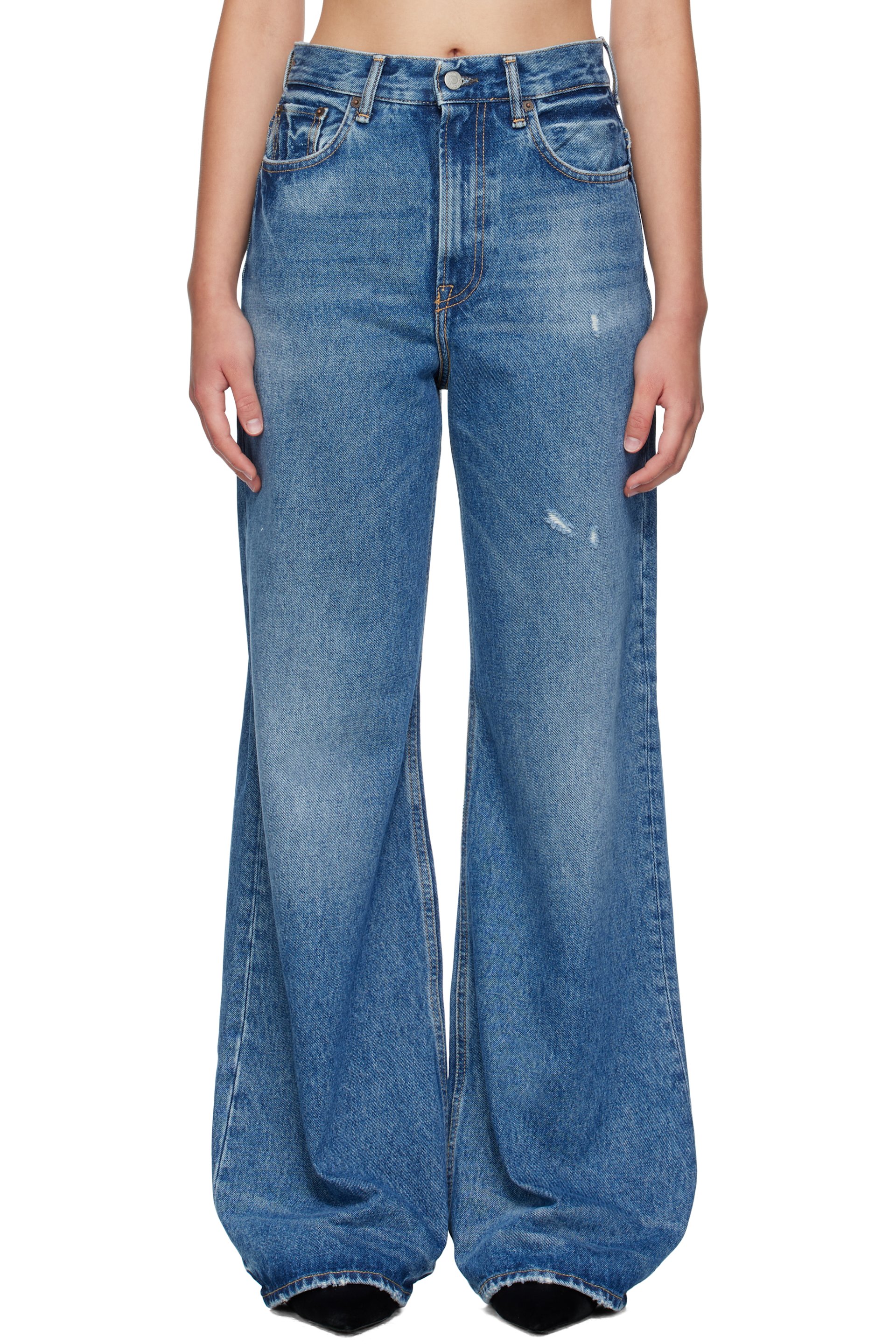 Acne Studios - Jean 2022F bleu à coupe classique