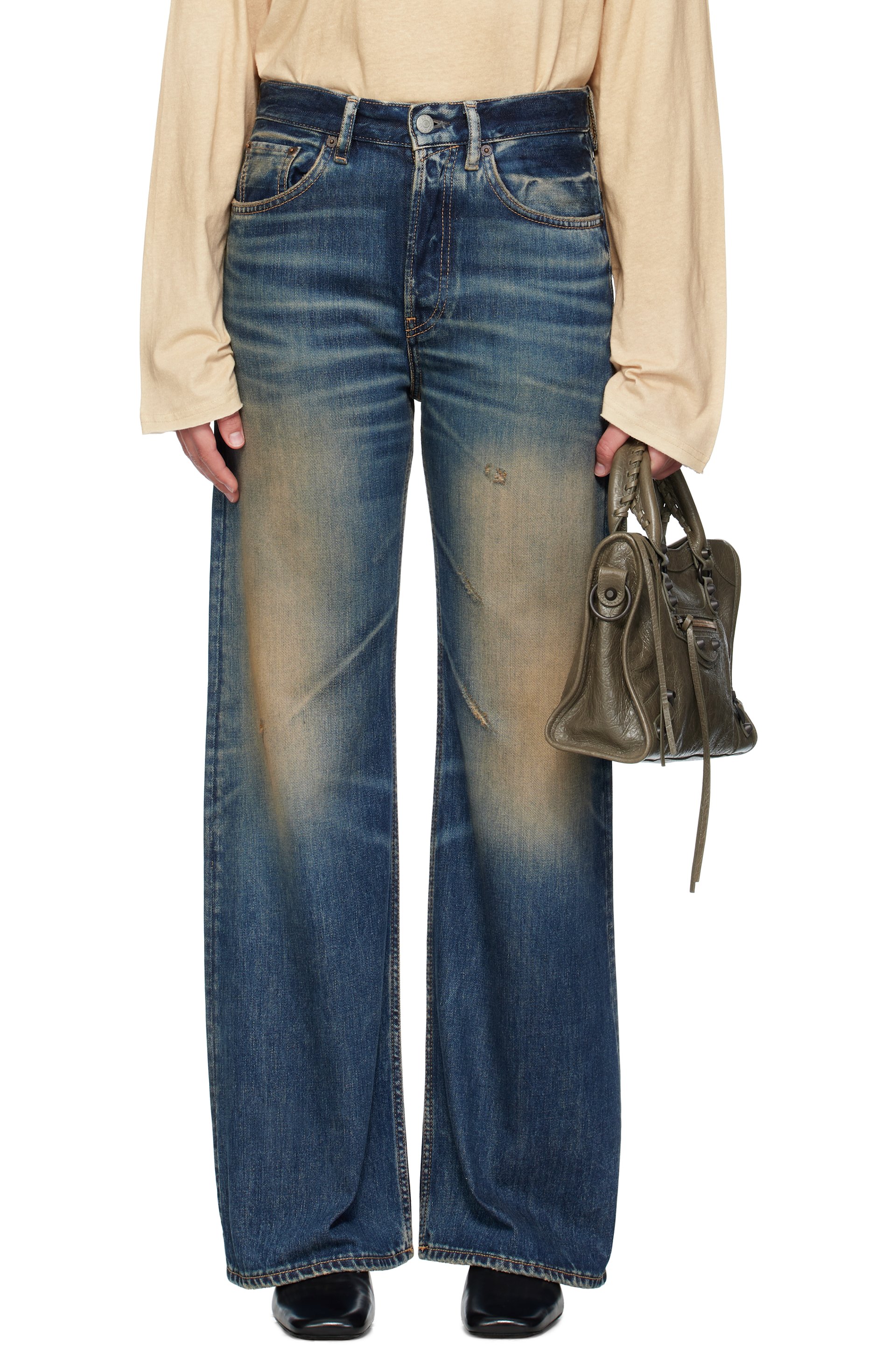 Acne Studios - Jean 2021M bleu à coupe classique