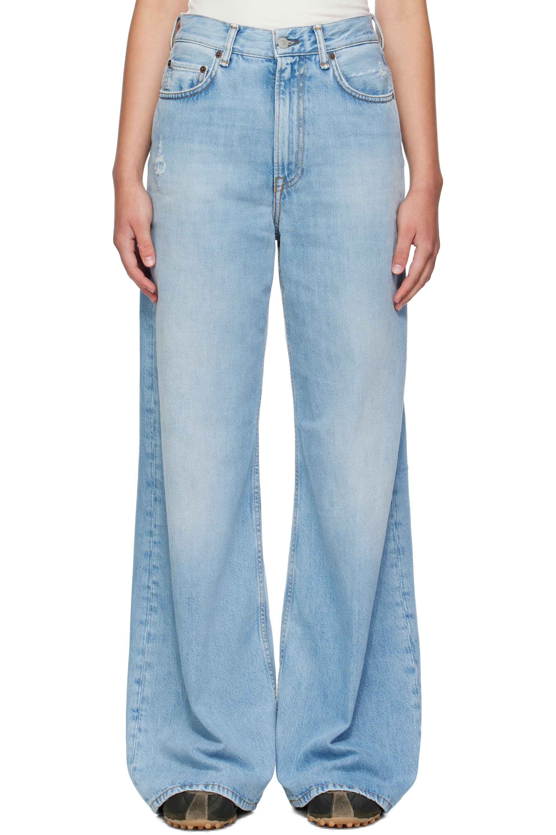 Acne Studios - Jean 2022F bleu à coupe classique