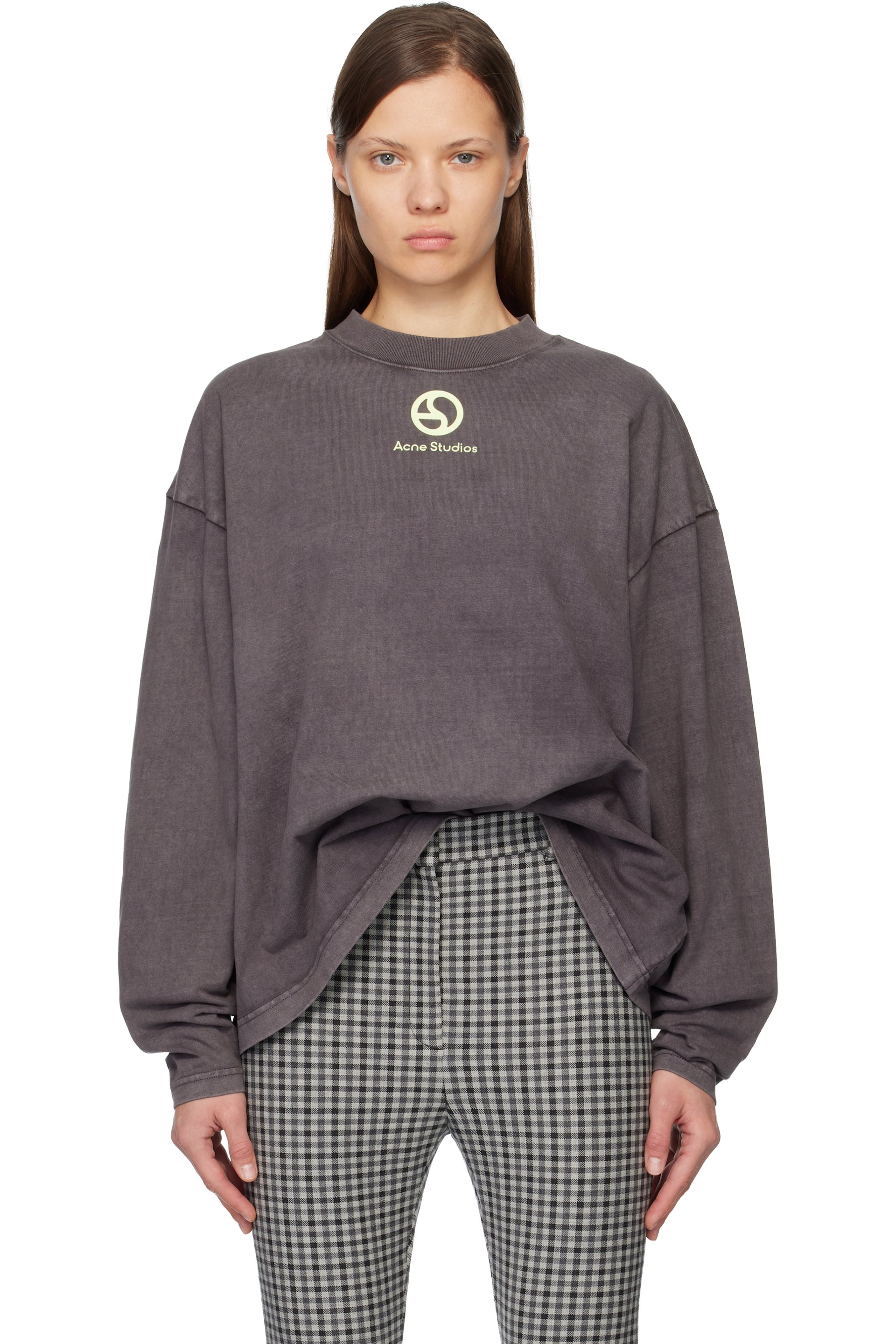 Acne Studios - T-shirt noir à logo