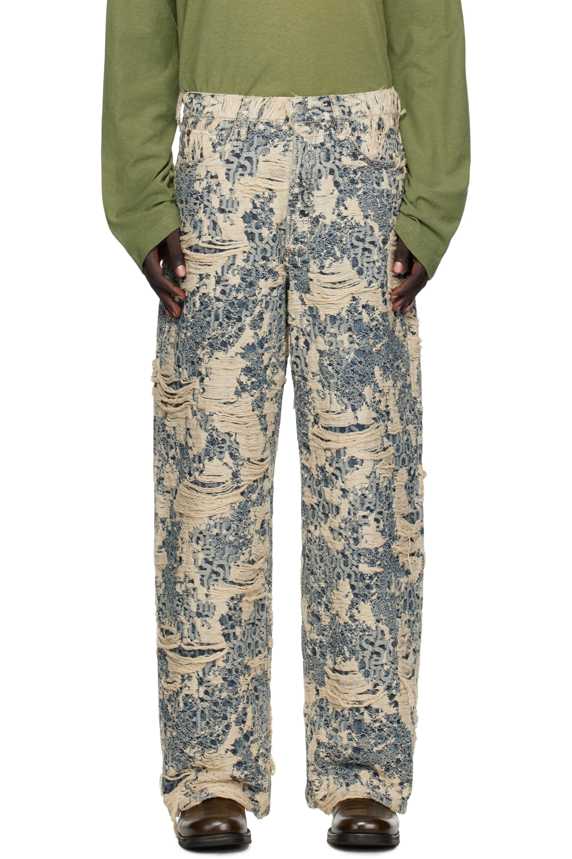 Acne Studios - Blue Distressed Jeans