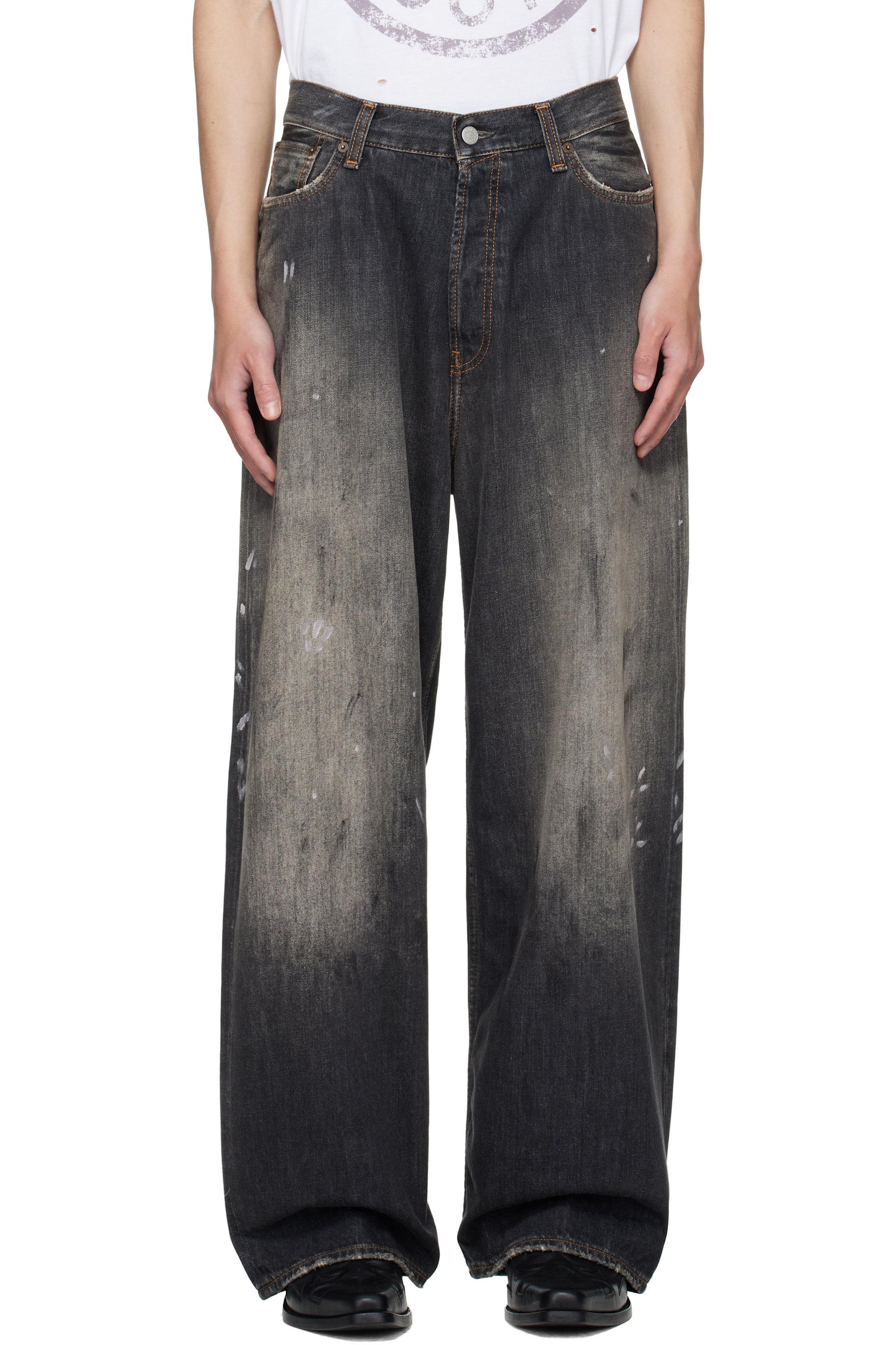 Acne Studios - Gray Loose Fit 2023 Jeans