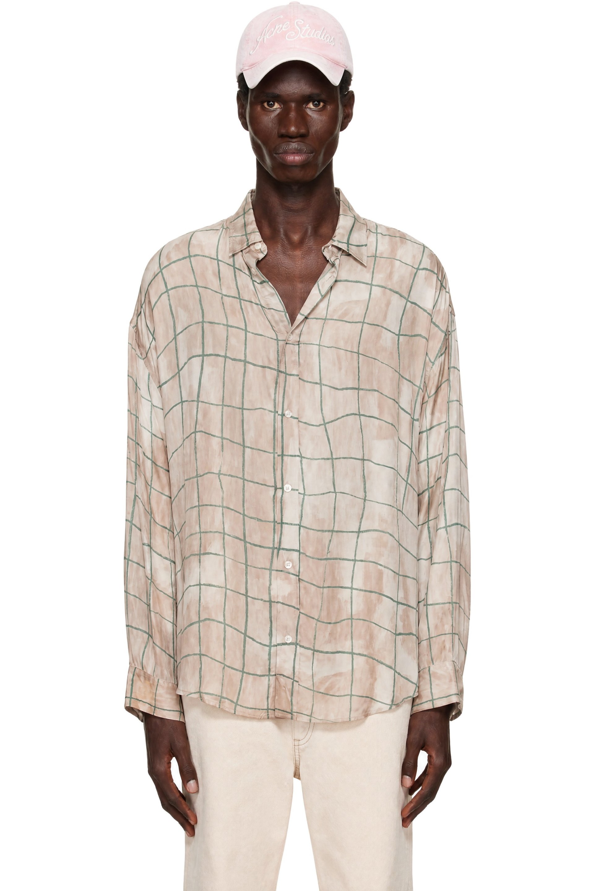 Acne Studios - Pink Checkered Shirt