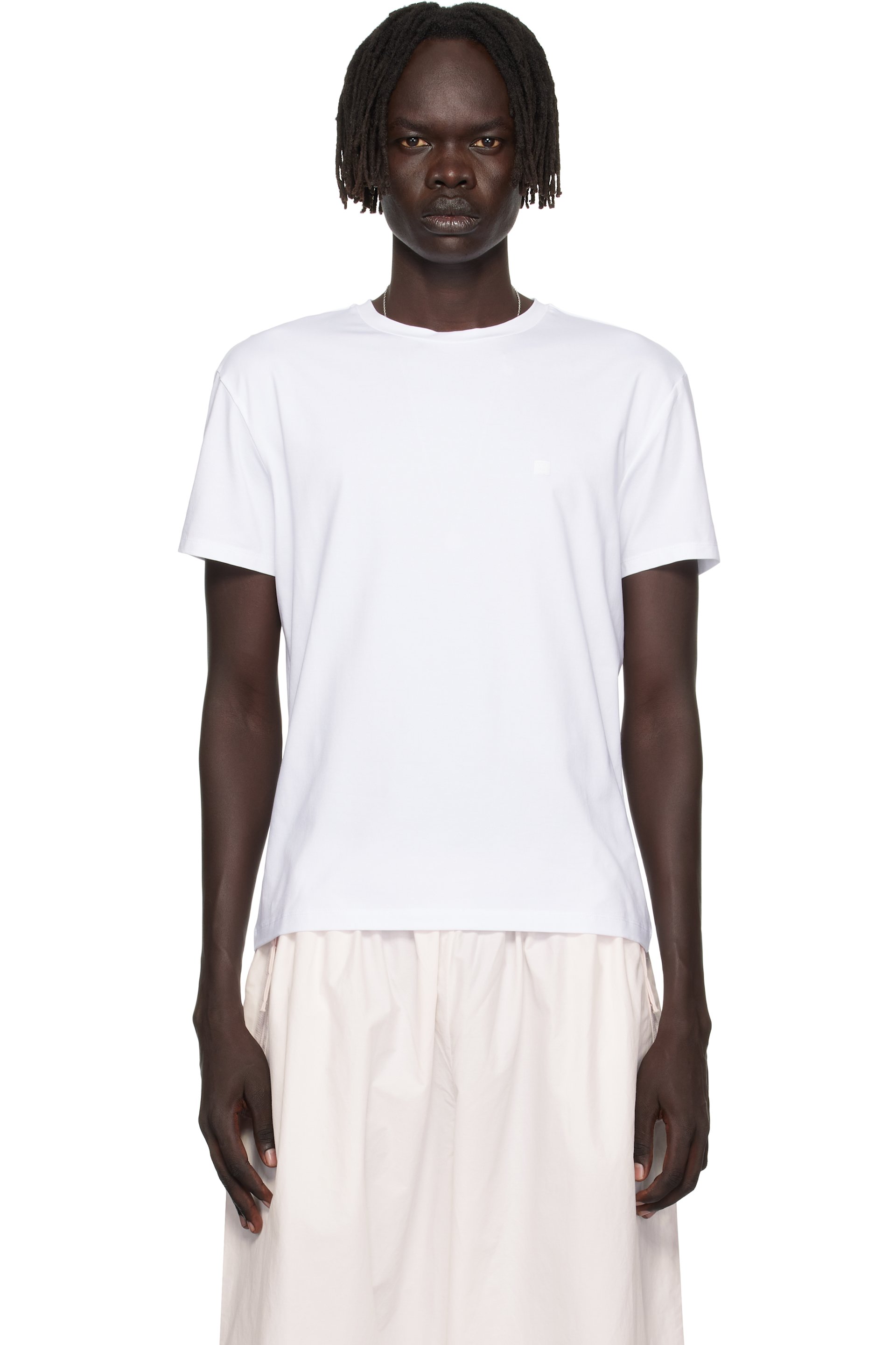Acne Studios - T-shirt blanc à coupe classique
