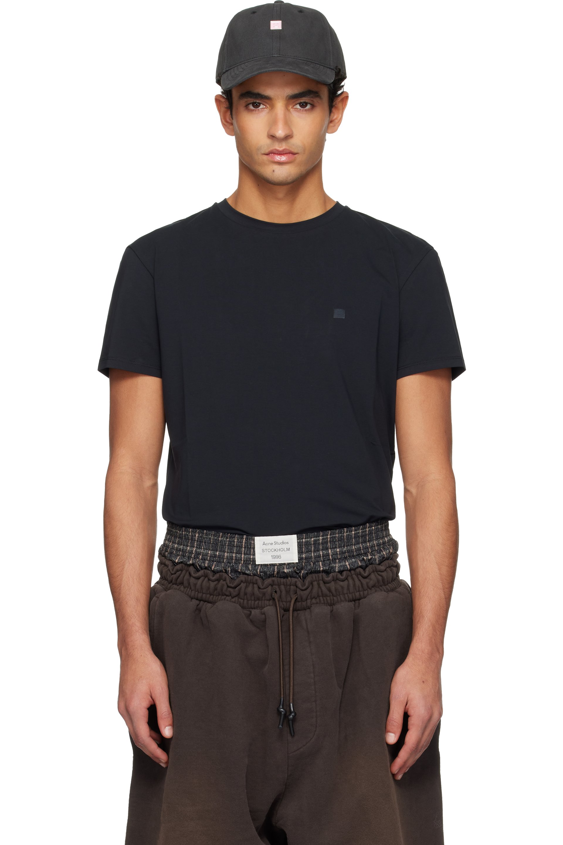 Acne Studios - T-shirt noir à coupe classique