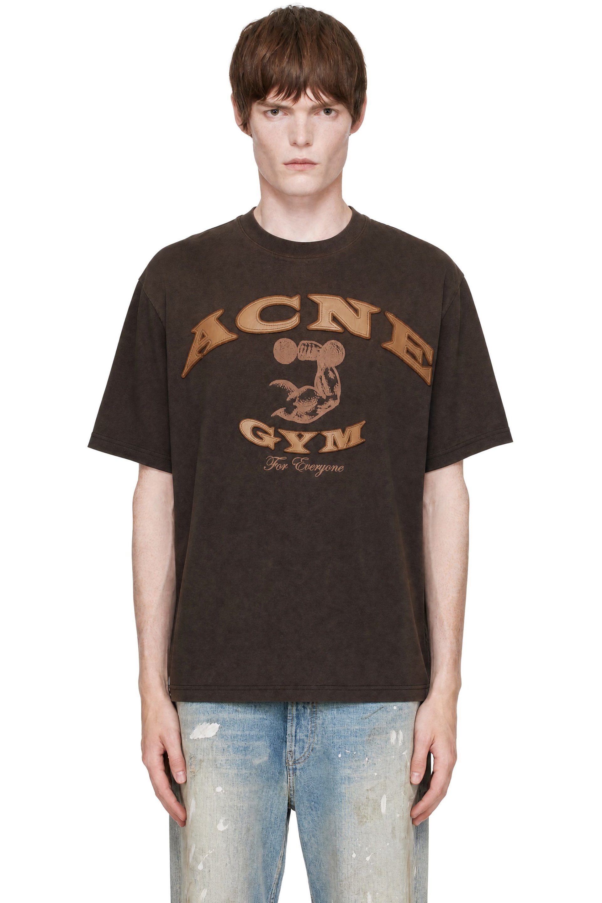 Acne Studios - Brown Logo T-shirt