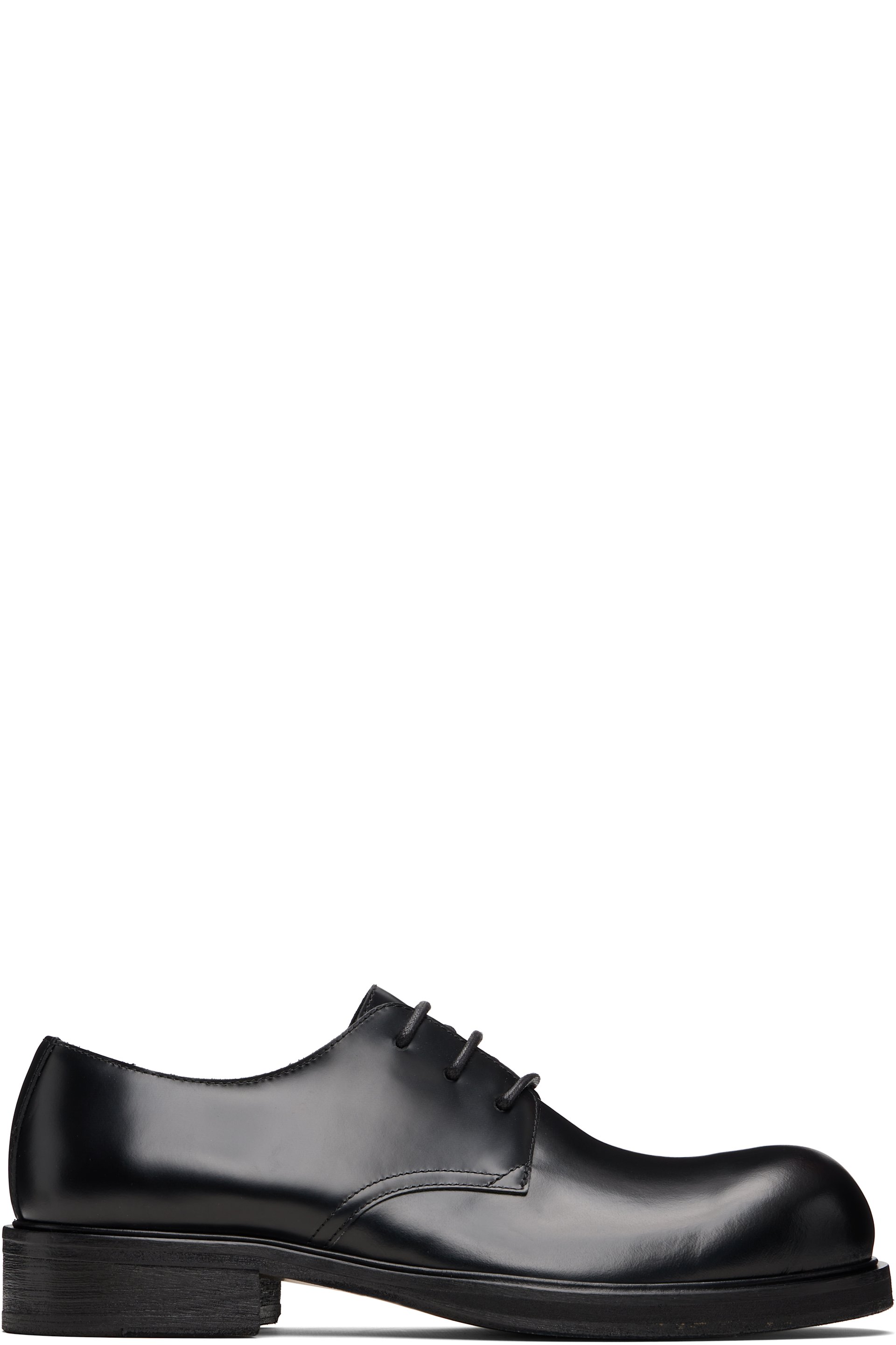 Acne Studios - Black Lace-Up Leather Derbys
