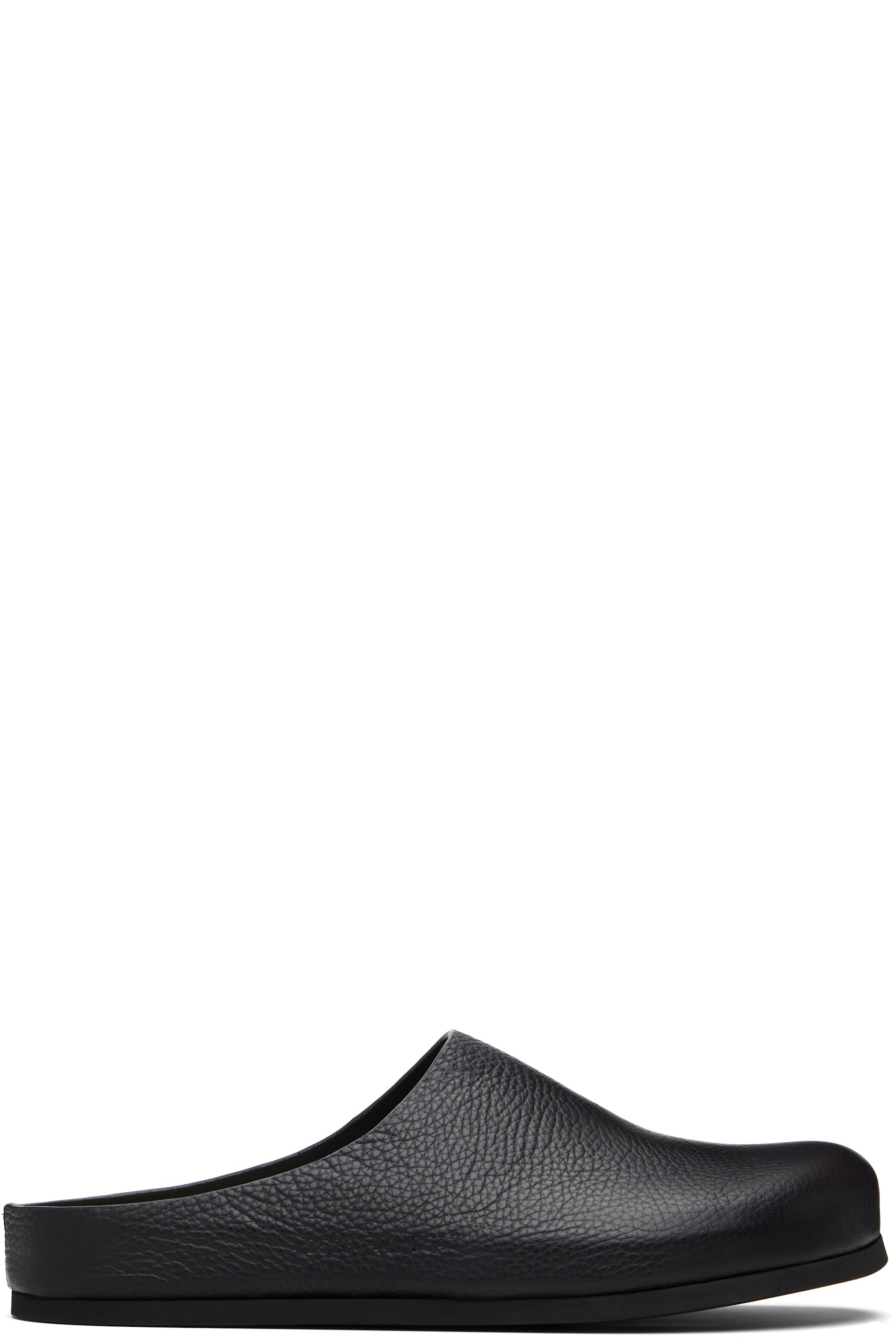 Common Projects - Black Leather Clog Loafers