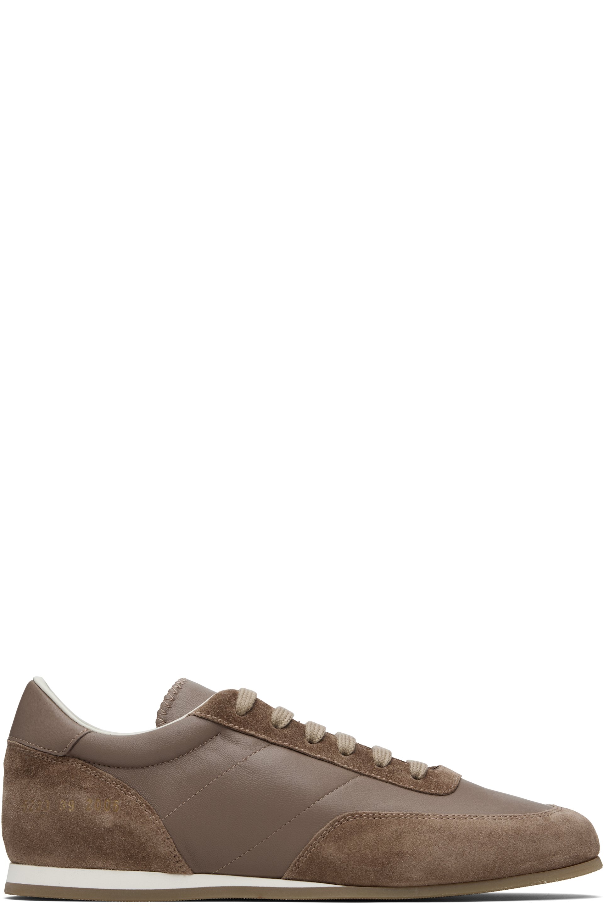 Common Projects - Taupe Minimal Runner Sneakers