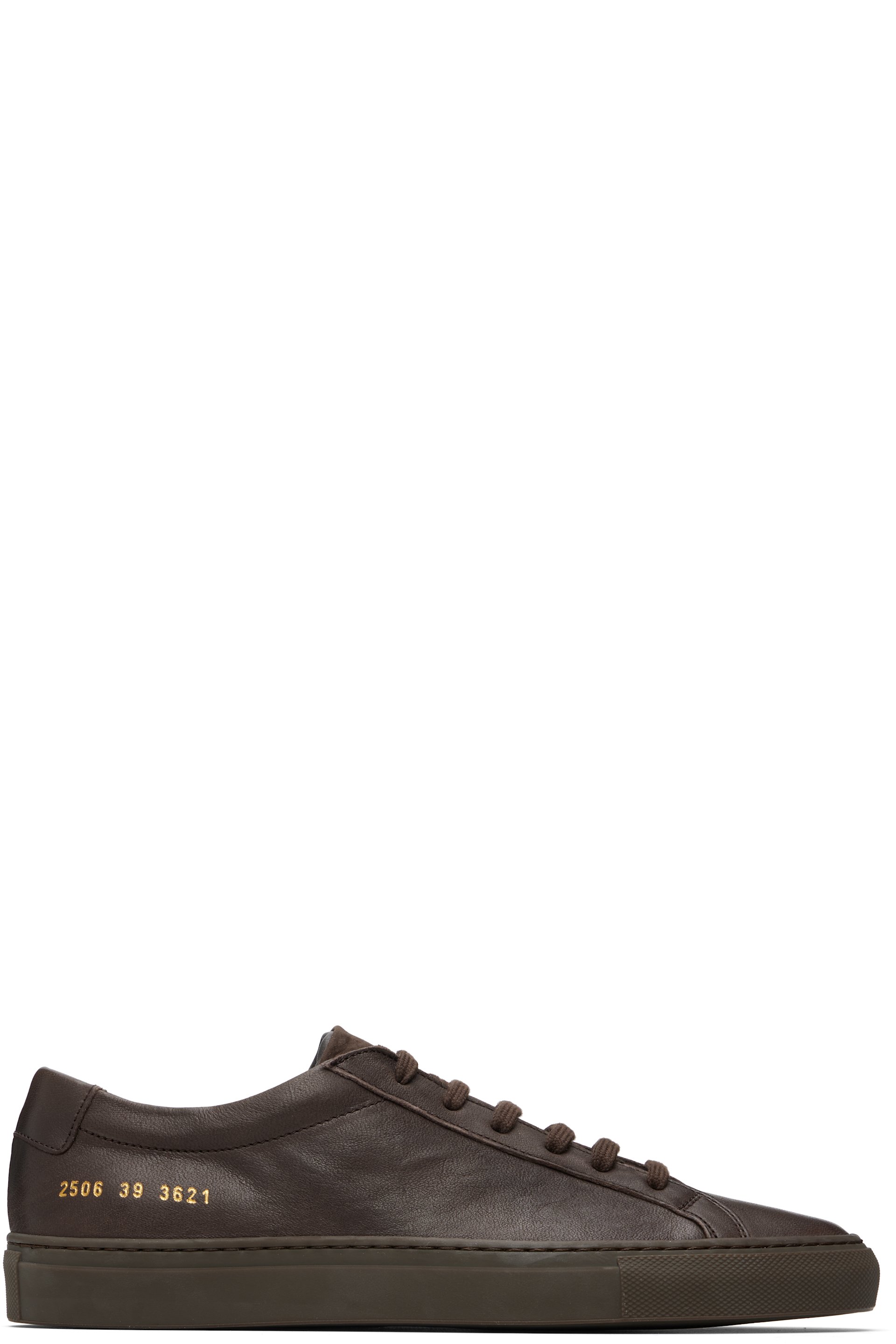 Common Projects - Brown Achilles Premium Sneakers