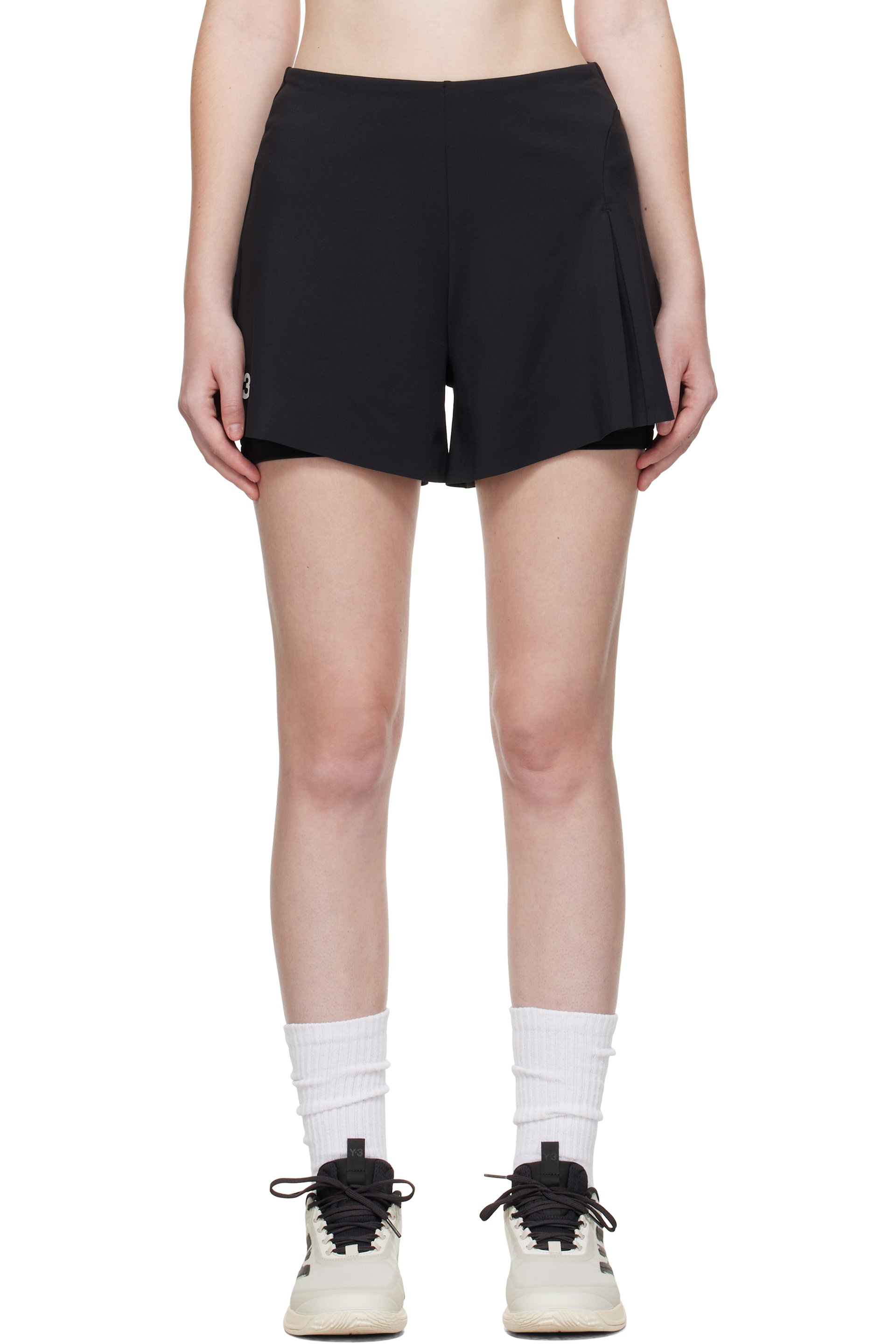 Y-3 - Short de sport Tennis Match Pro noir - US Open