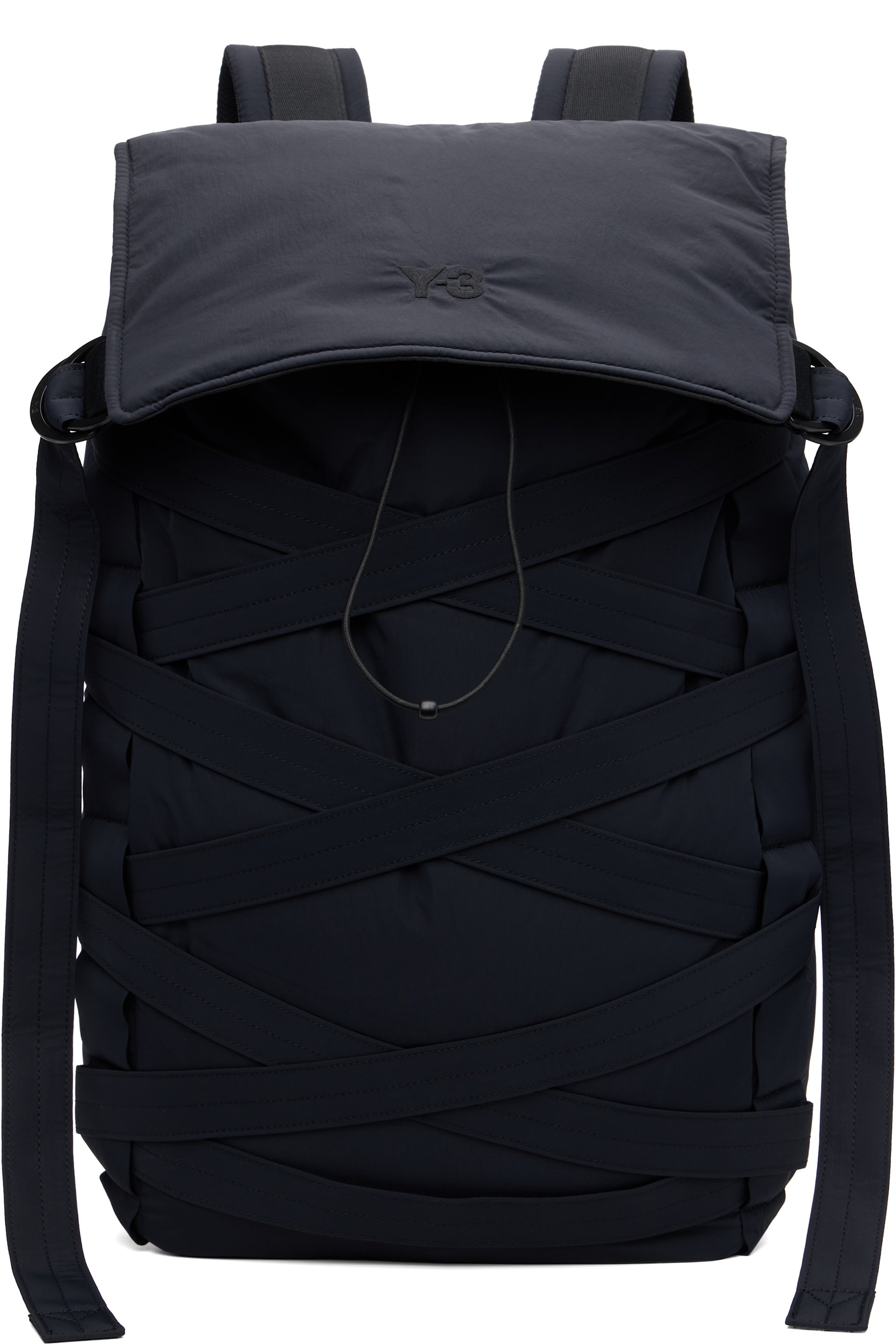Y-3 - ブラック Cinch バックパック