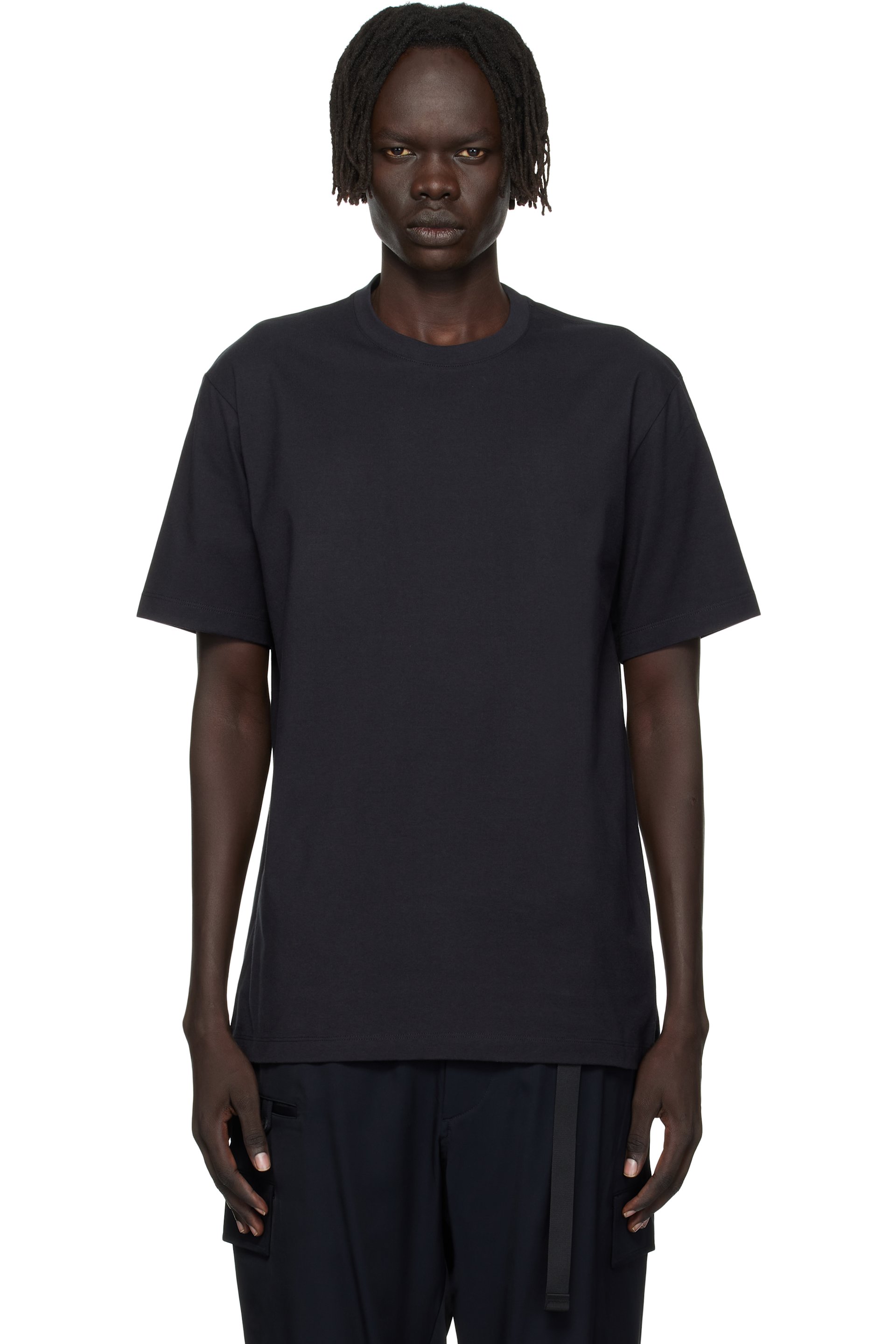 Y-3 - Black Graphic Short Sleeve T-shirt