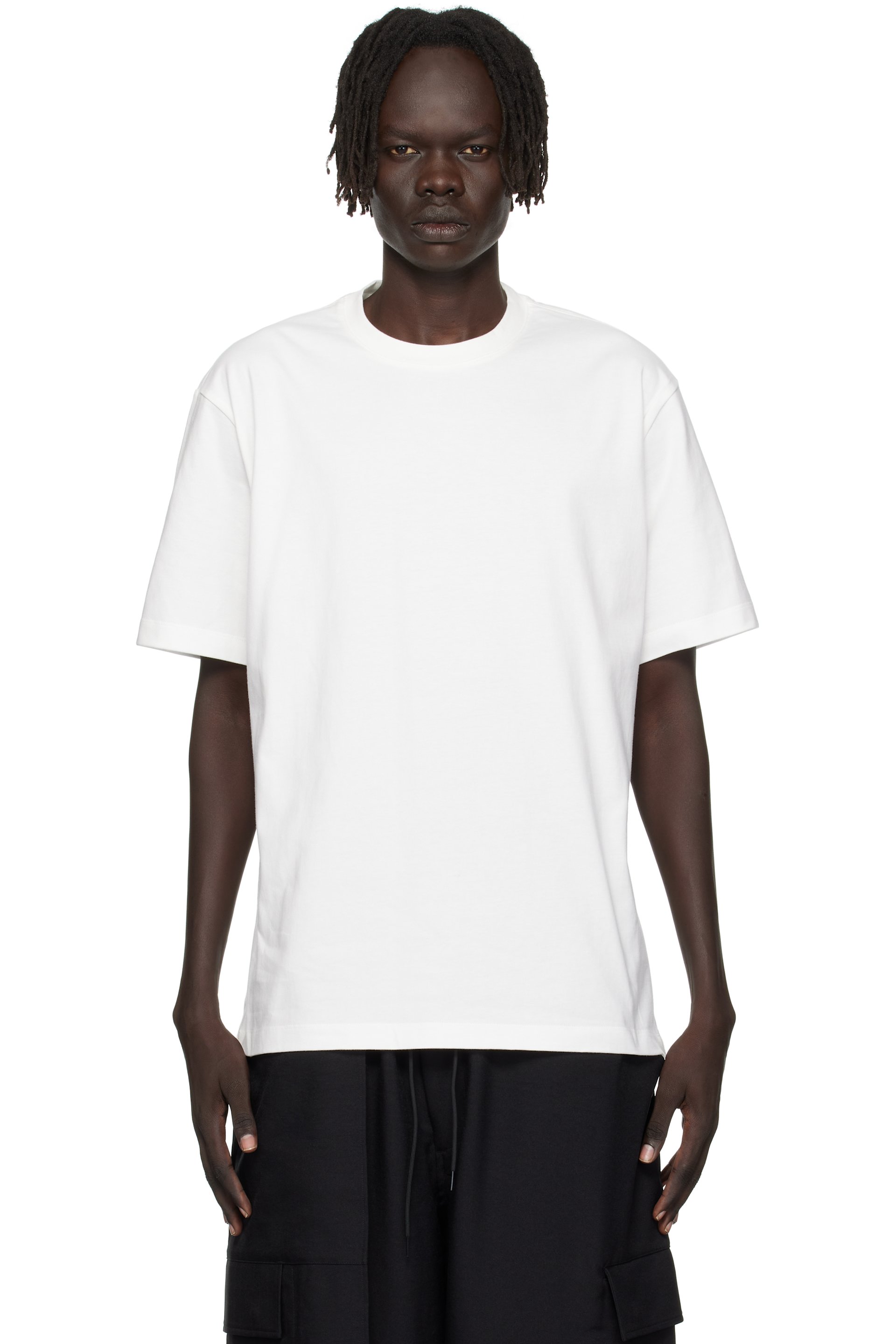 Y-3 - T-shirt à manches courtes blanc