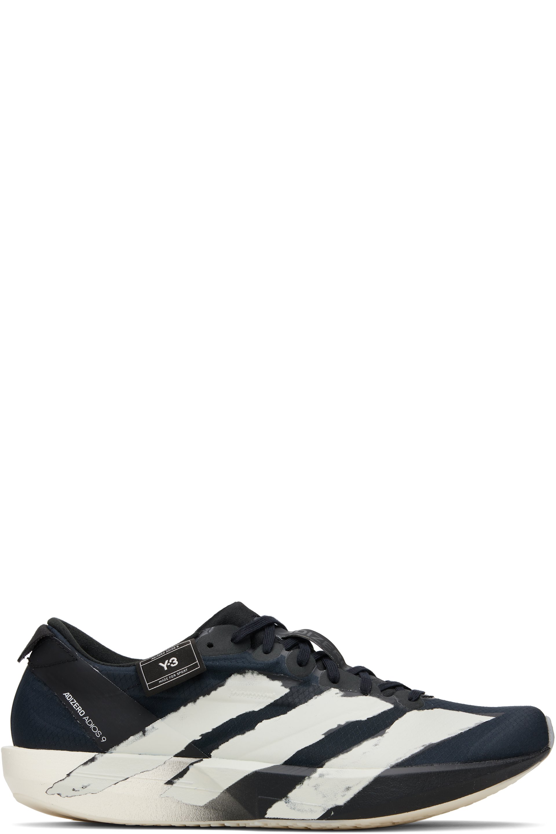 Black Adios 9 Sneakers by Y-3 on Sale