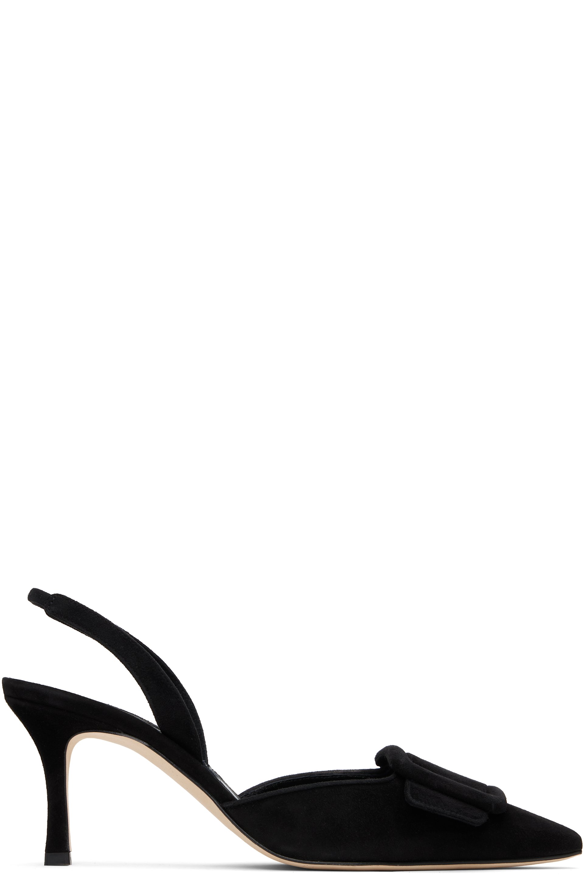 Manolo Blahnik - Black Maysli Heeled Sandals