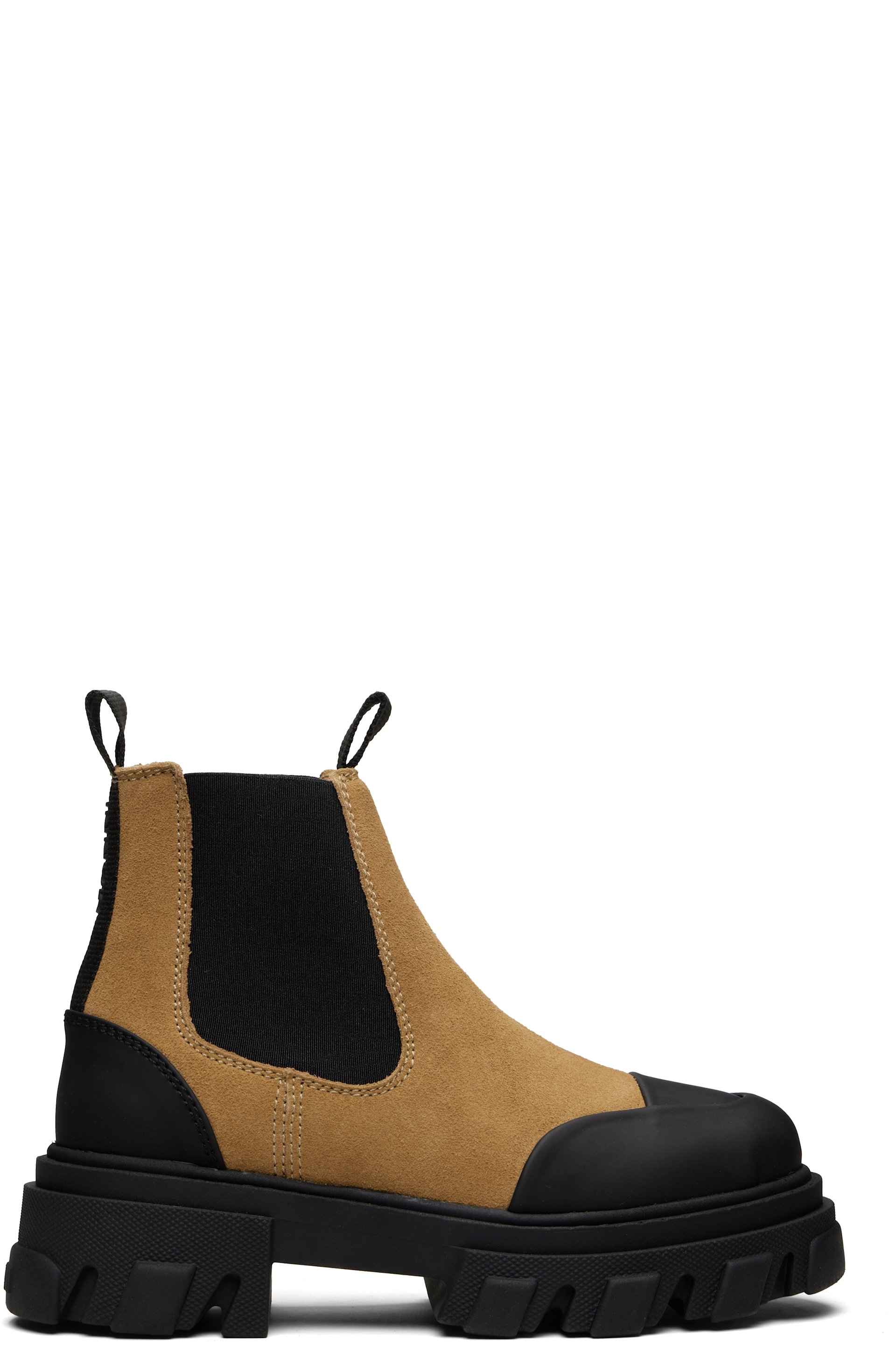 GANNI - Bottes chelsea brunes
