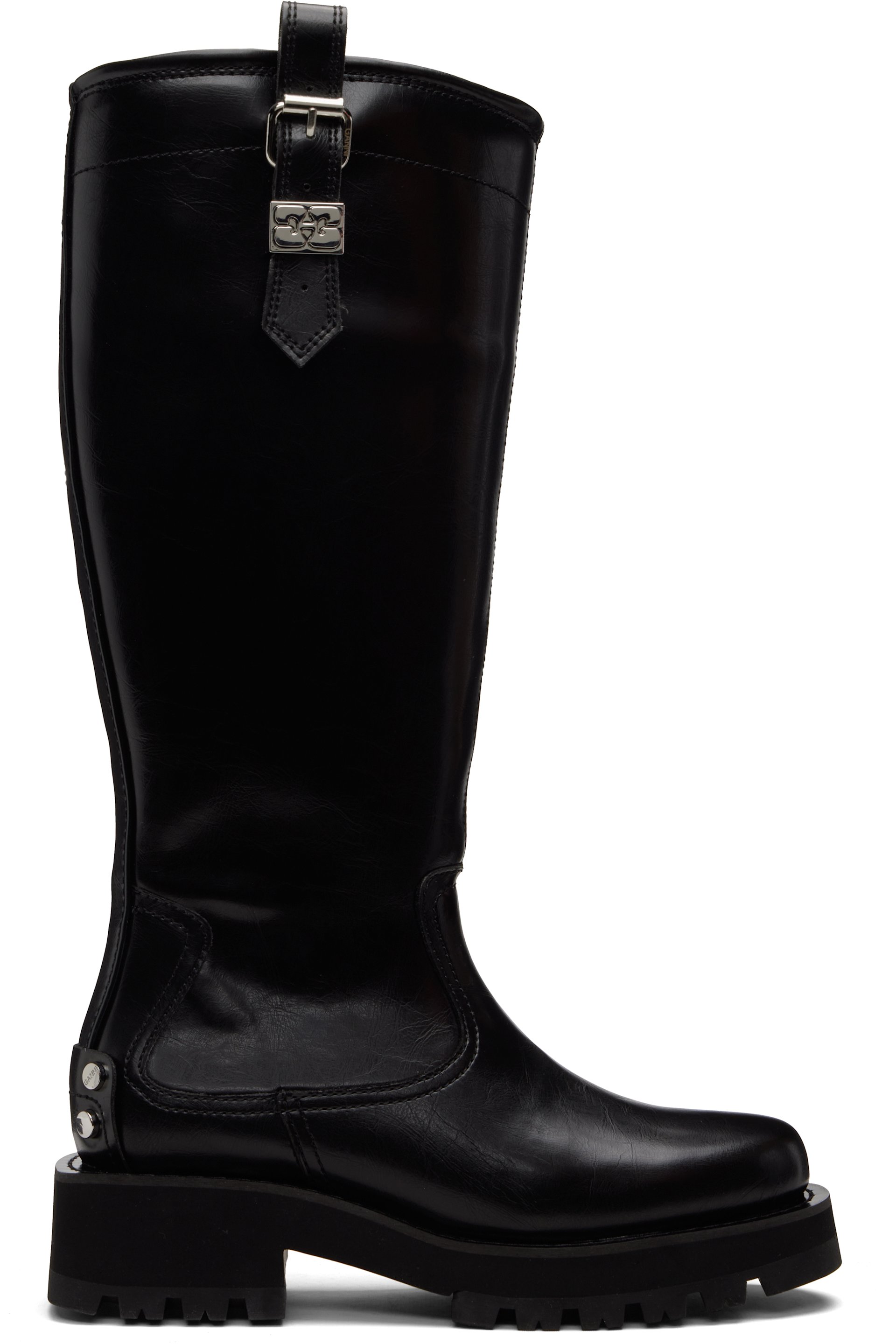 GANNI - Black High Tall Boots