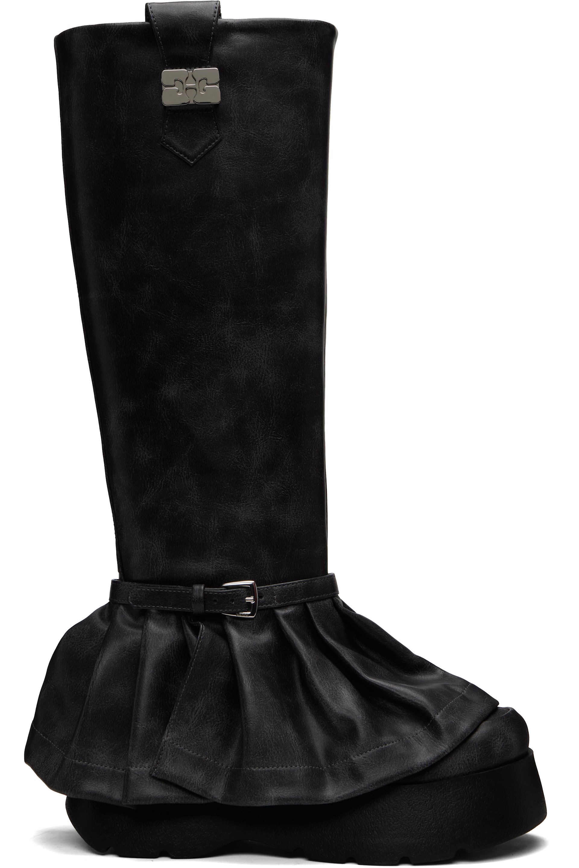 GANNI - Gray Kat Tall Boots