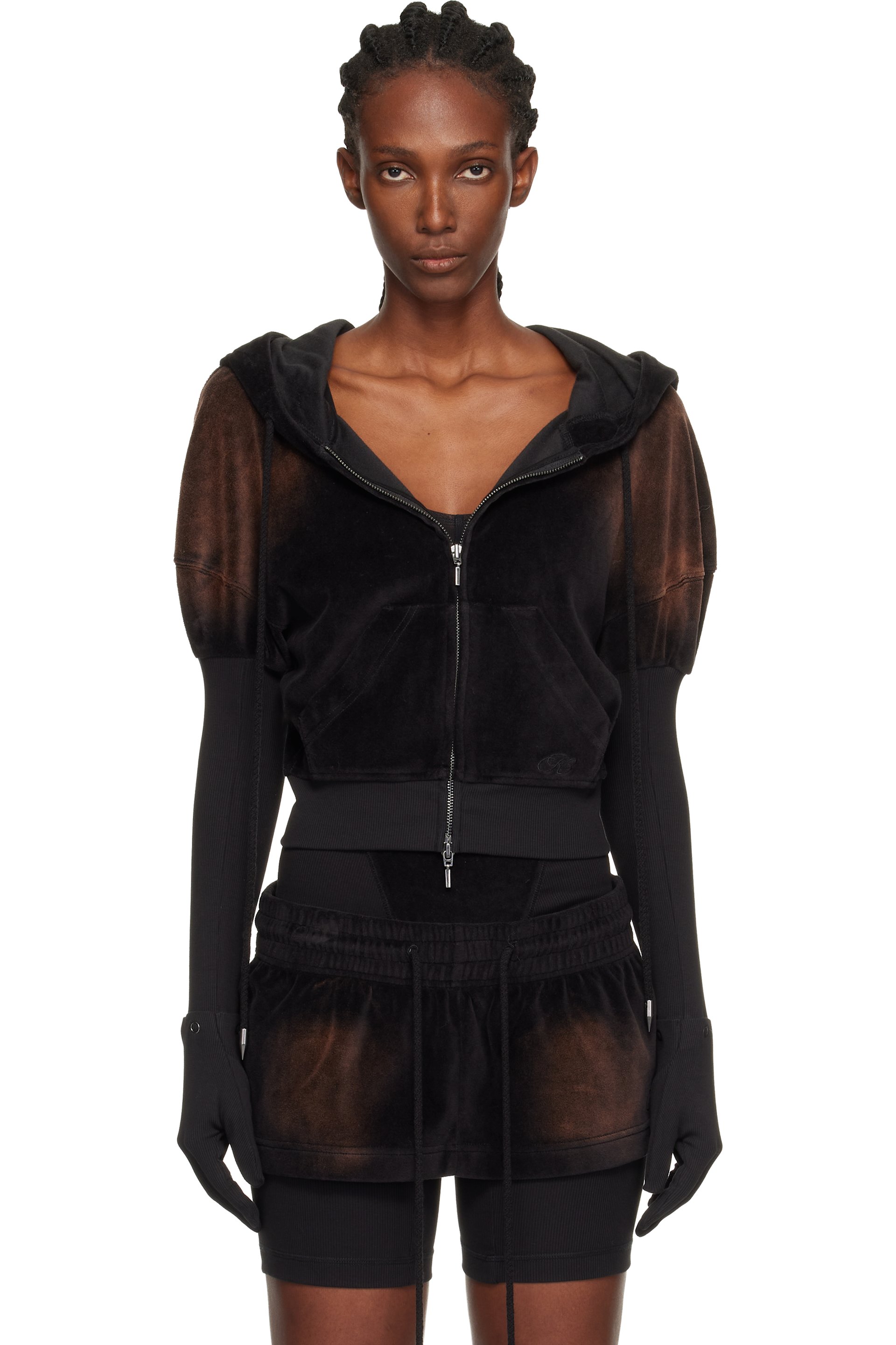 KNWLS - Pull à capuche Paris noir