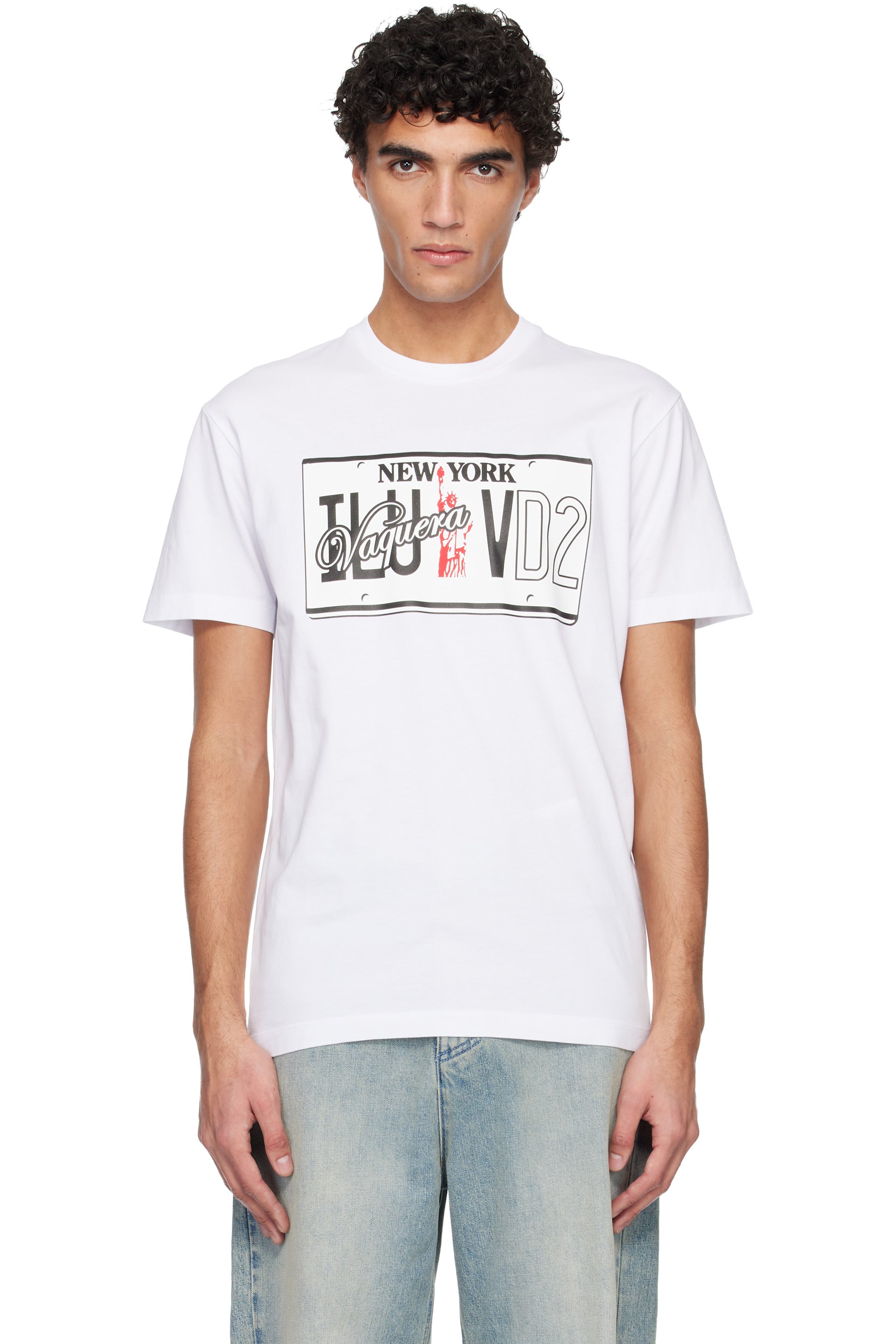 Dsquared2 - White Vaquera Edition Cool Fit T-shirt