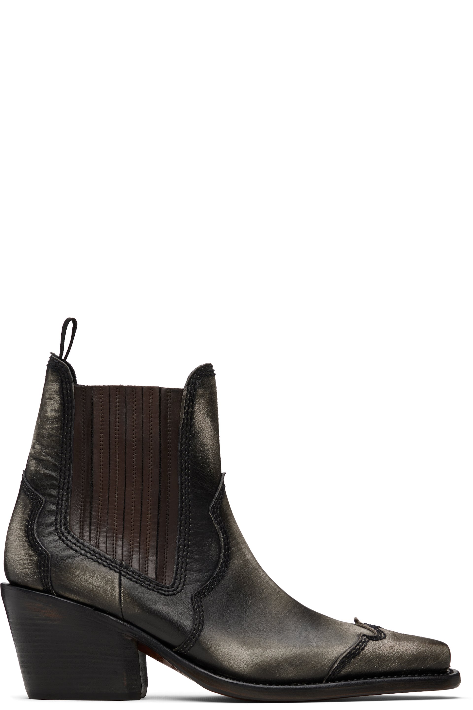 Dsquared2 - Black Magliano Edition D2 Heeled Ankle Boots