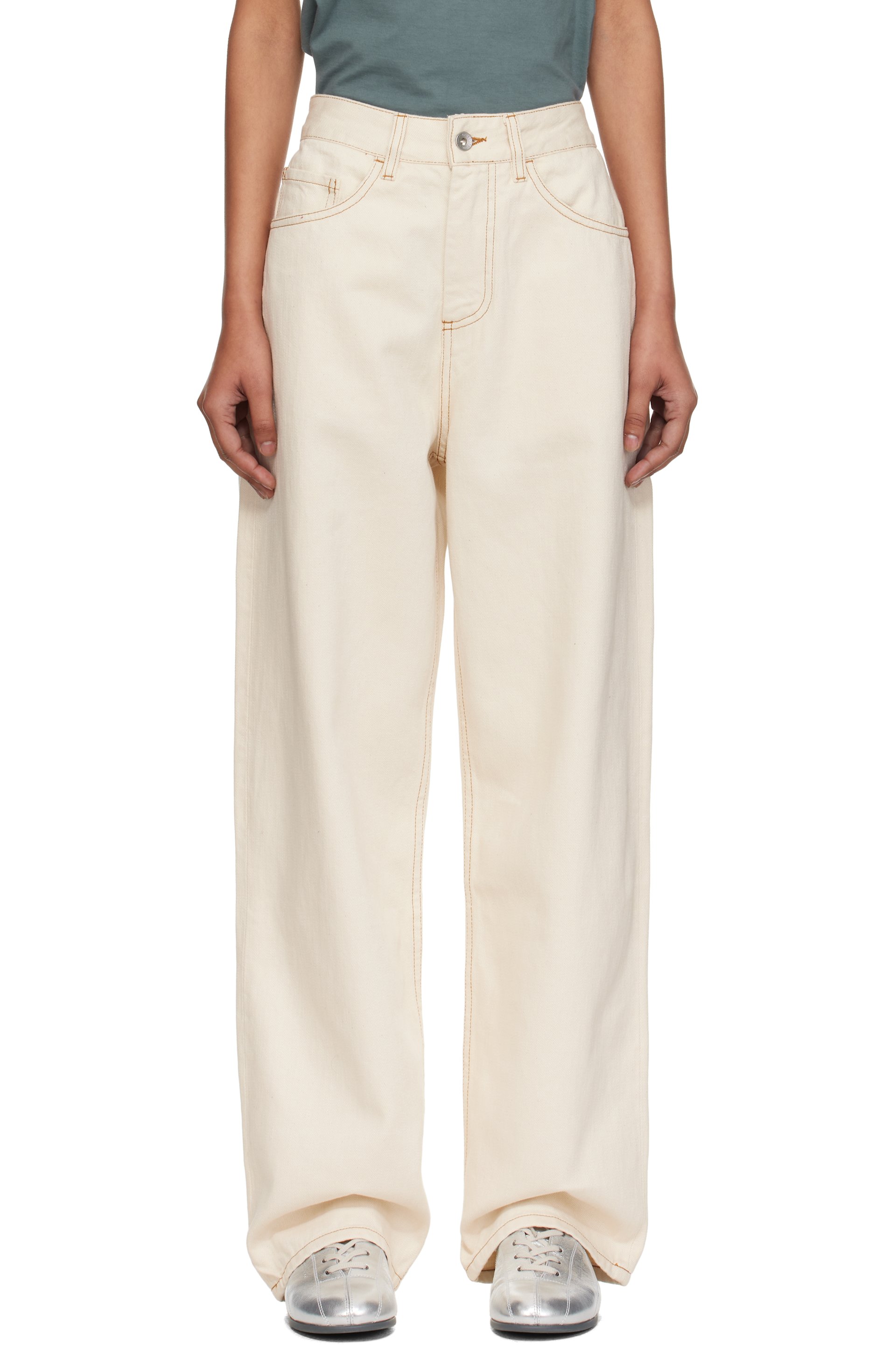 YMC - Jean Silver beige - Earth