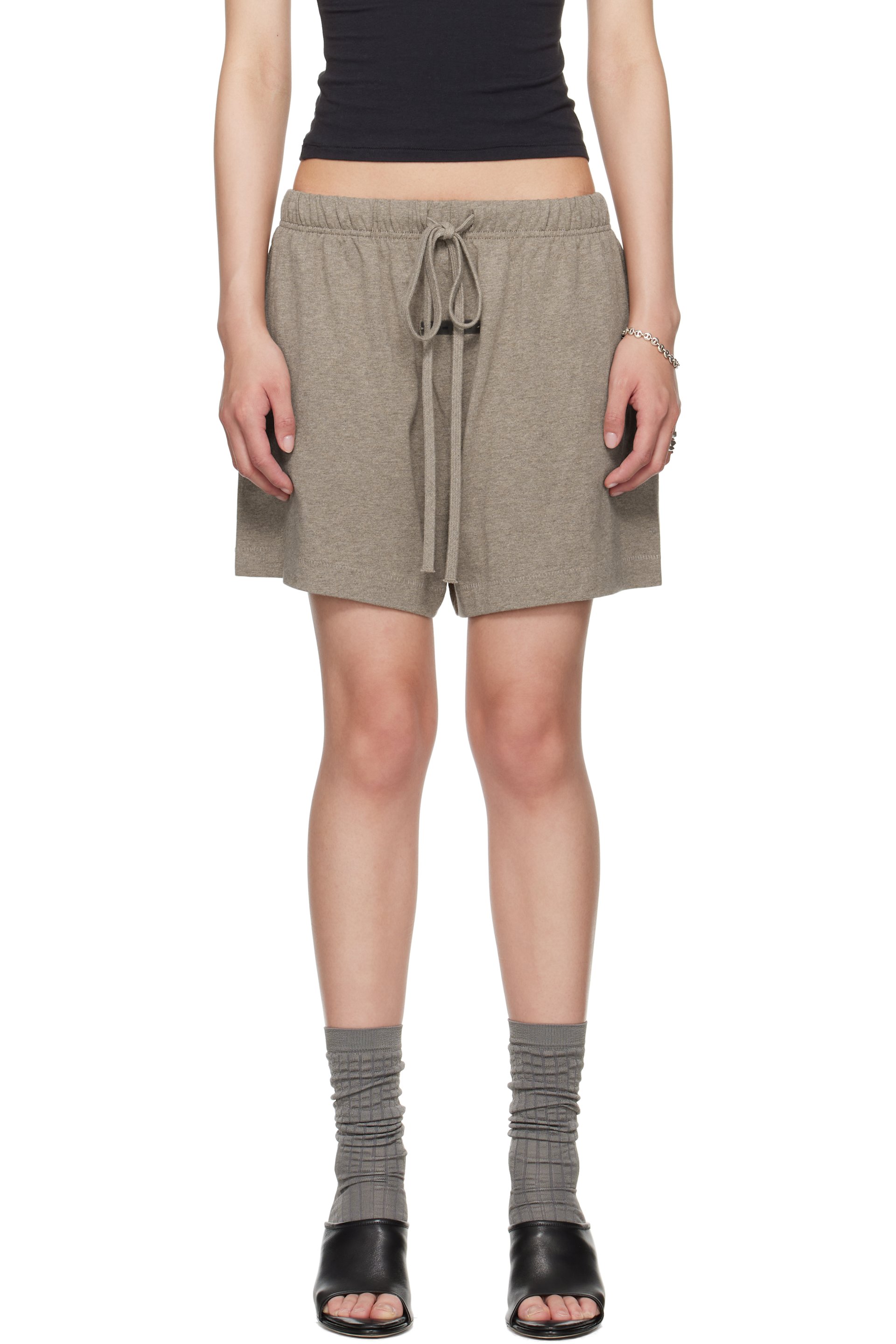 Fear of God ESSENTIALS - Brown Soccer Shorts
