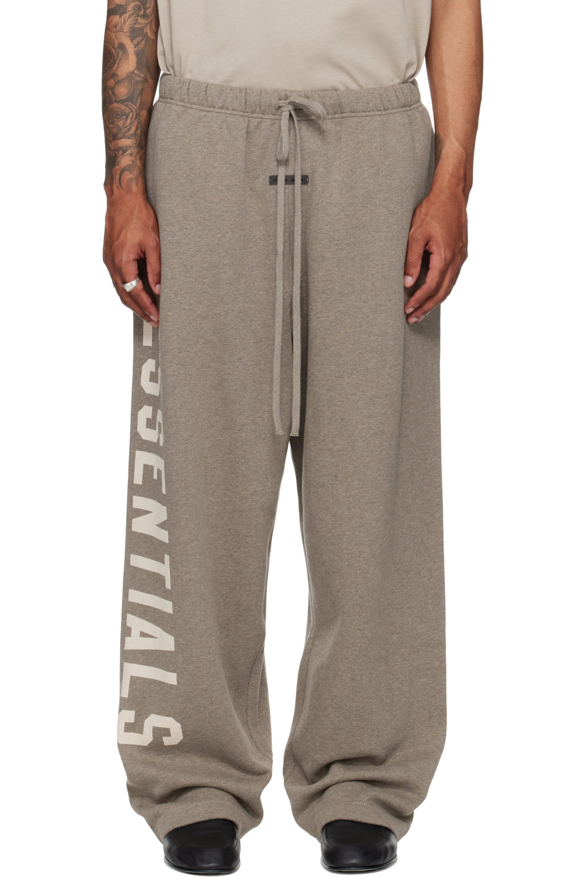 Fear of God ESSENTIALS - Brown Lounge Fleece Sweatpants