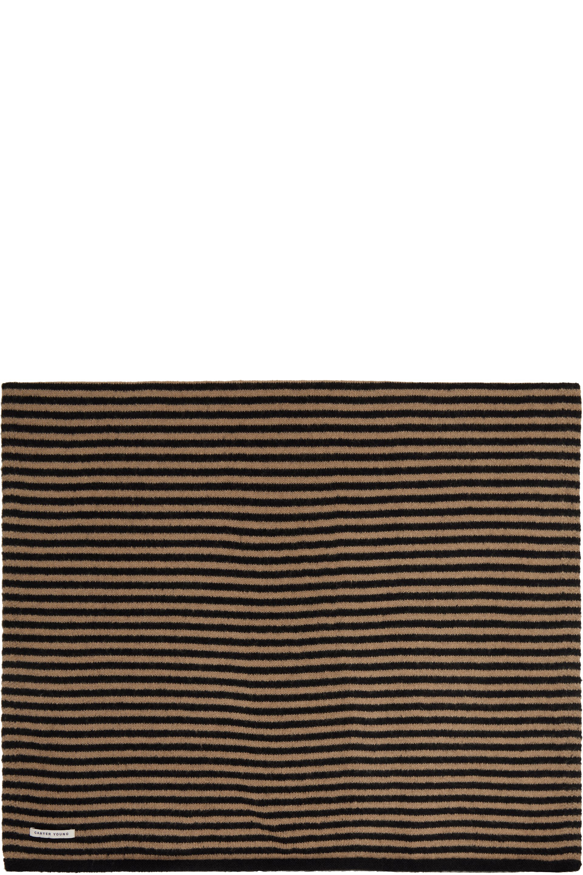 Carter Young - Écharpe Leigh noir et beige