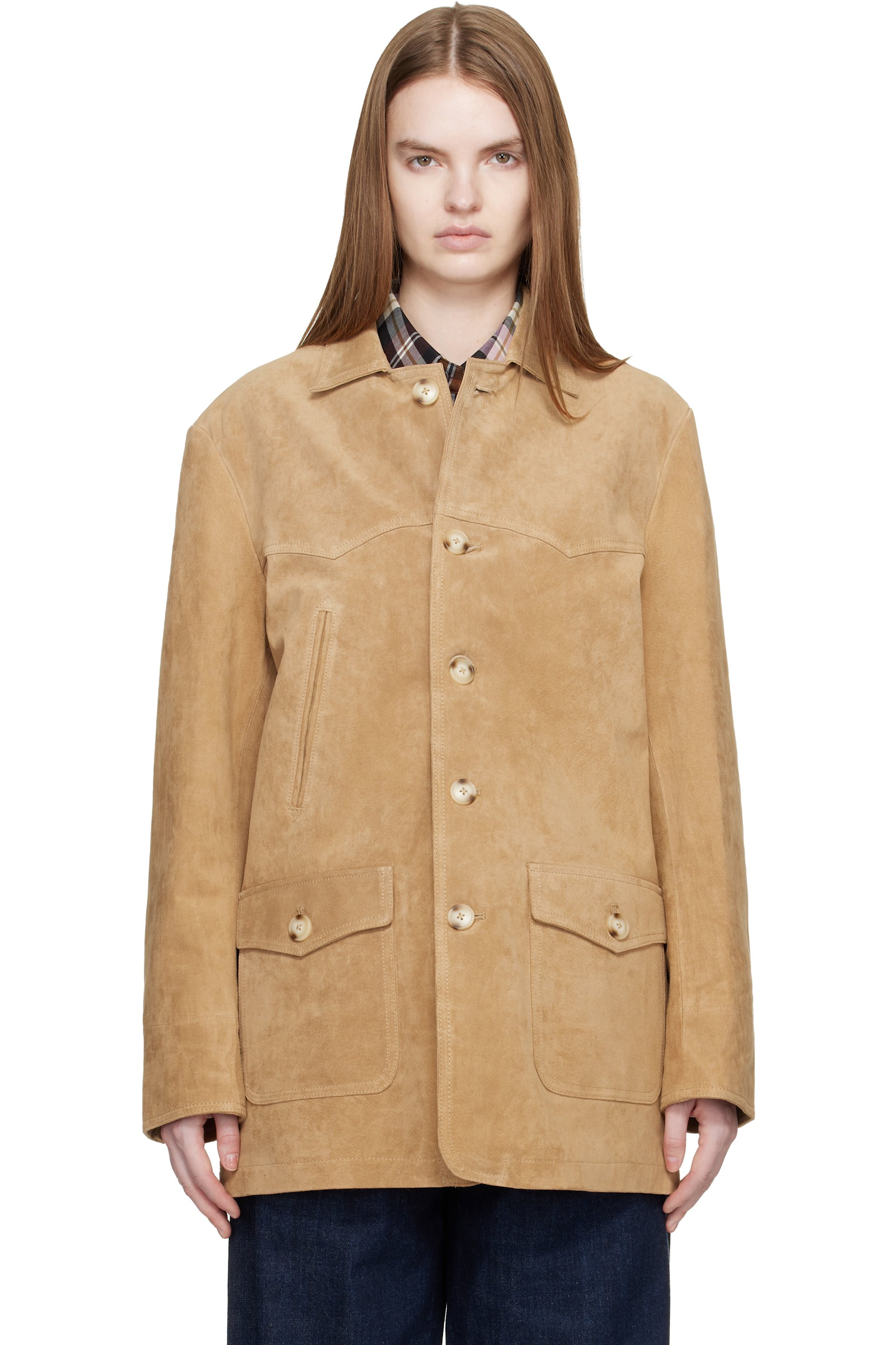 Carter Young - Tan Chicago Suede Jacket