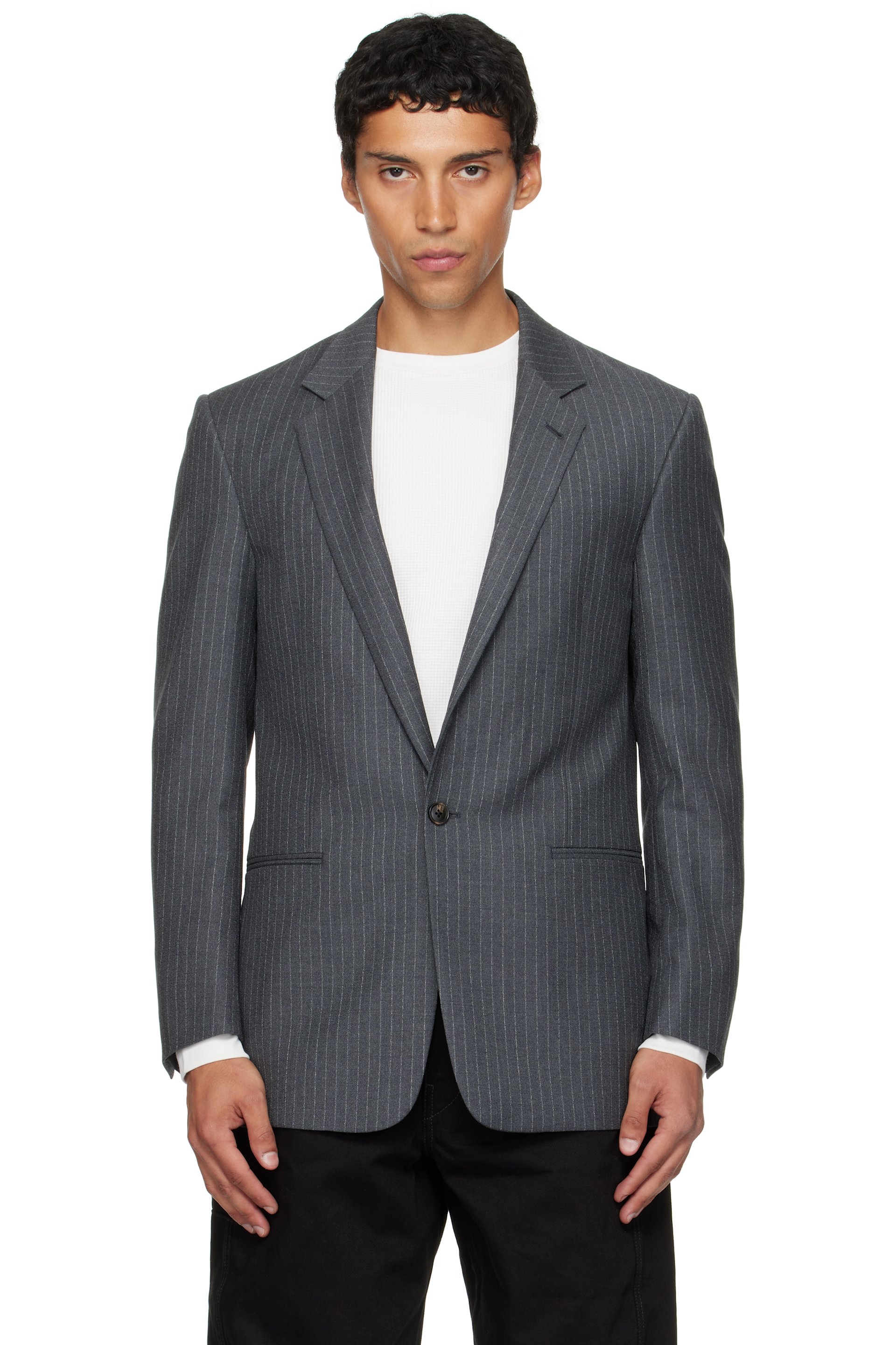 Carter Young - Gray Elias Unstructured Blazer
