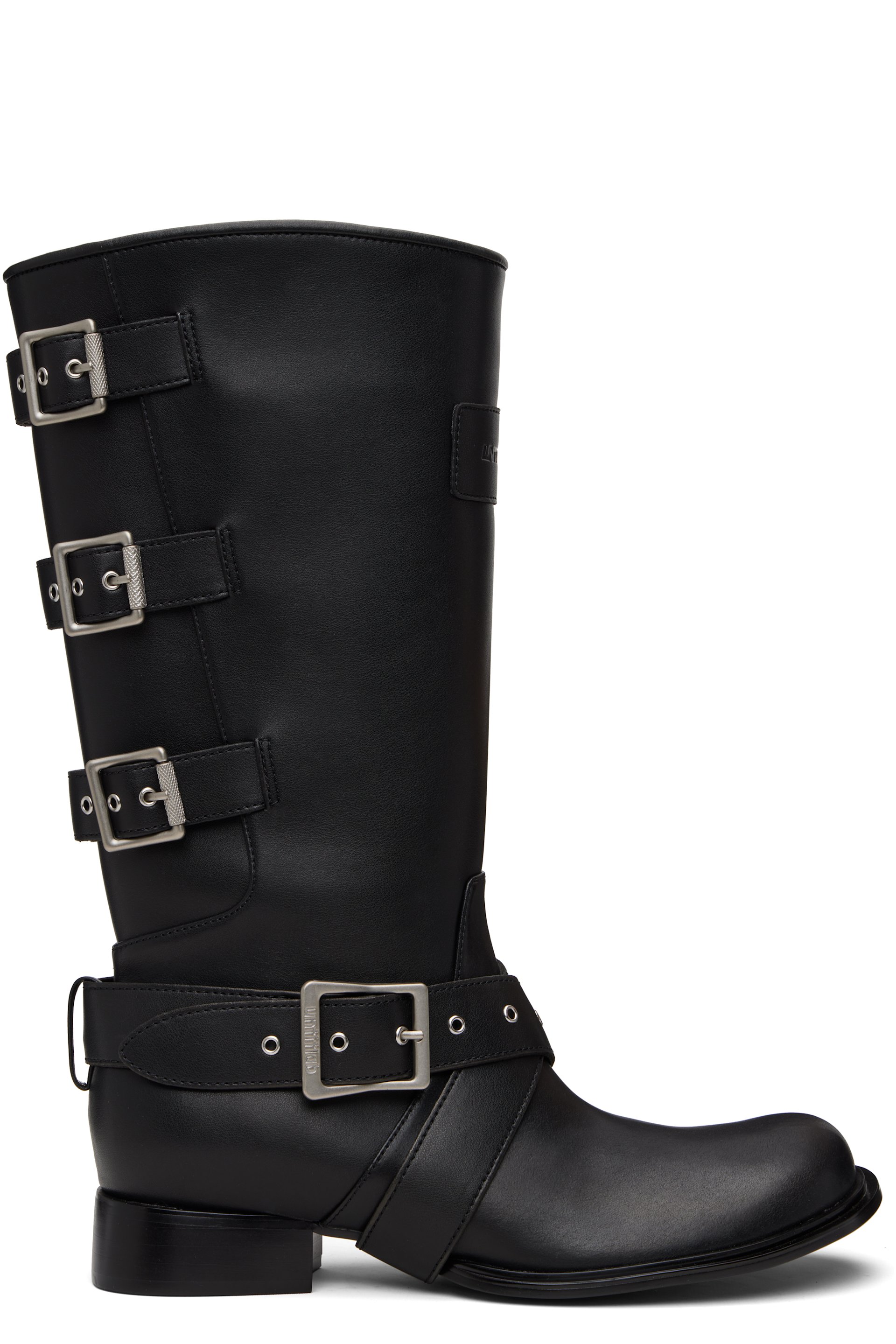untitlab® - Bottes noires à boucles