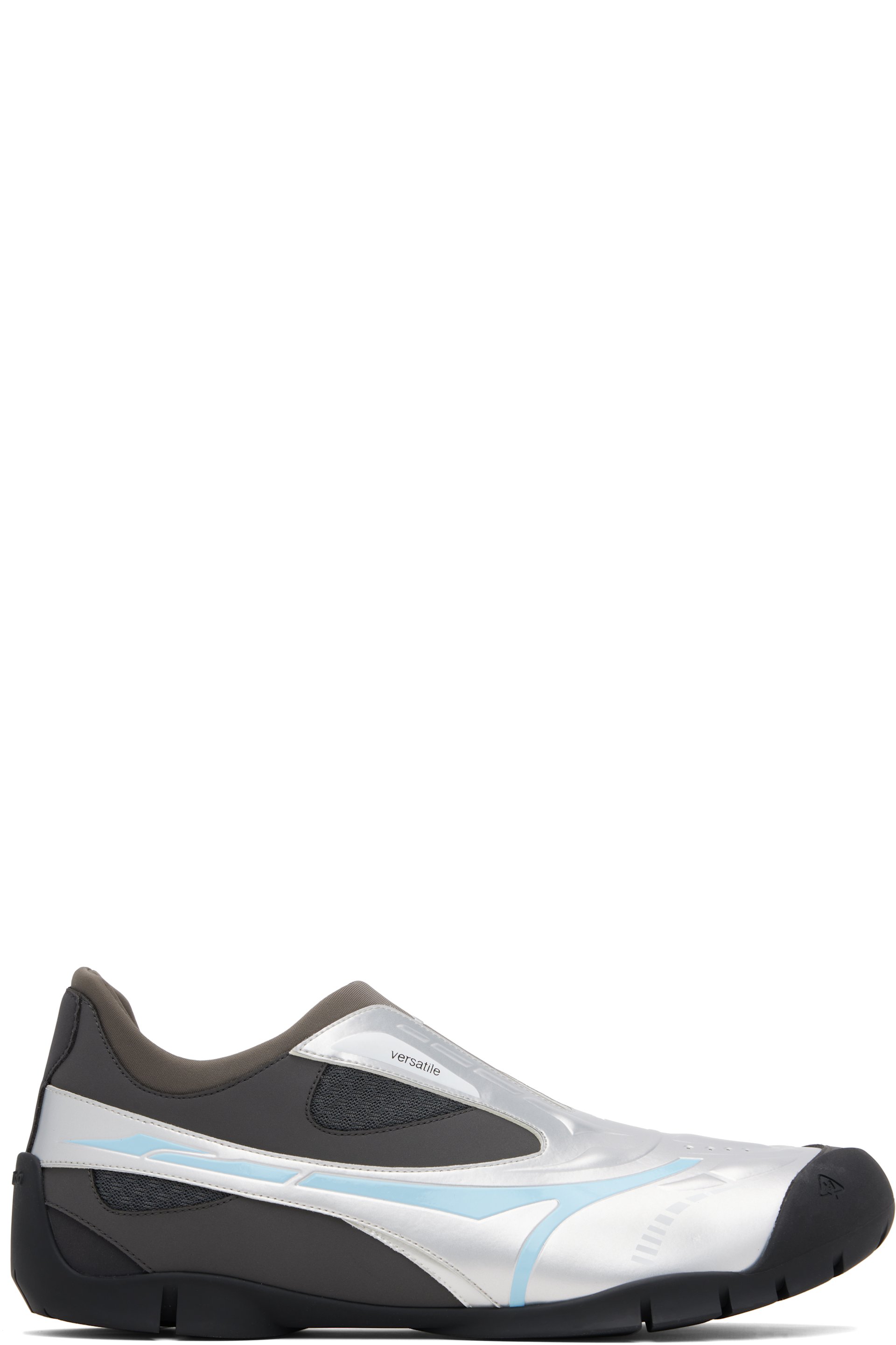 untitlab® - Silver & Brown Swift Trek Sneakers