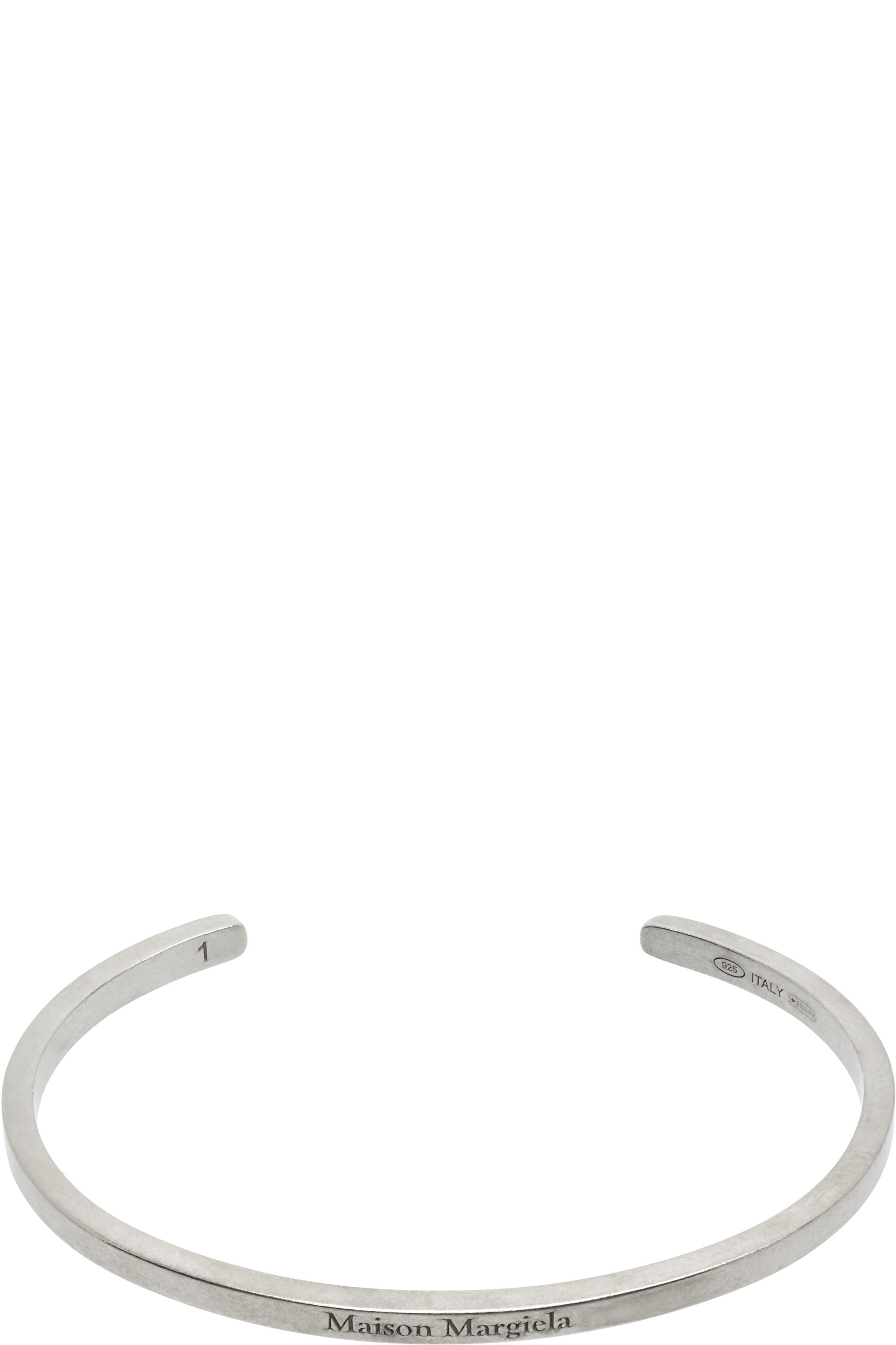 Maison Margiela - Bracelet manchette à logo