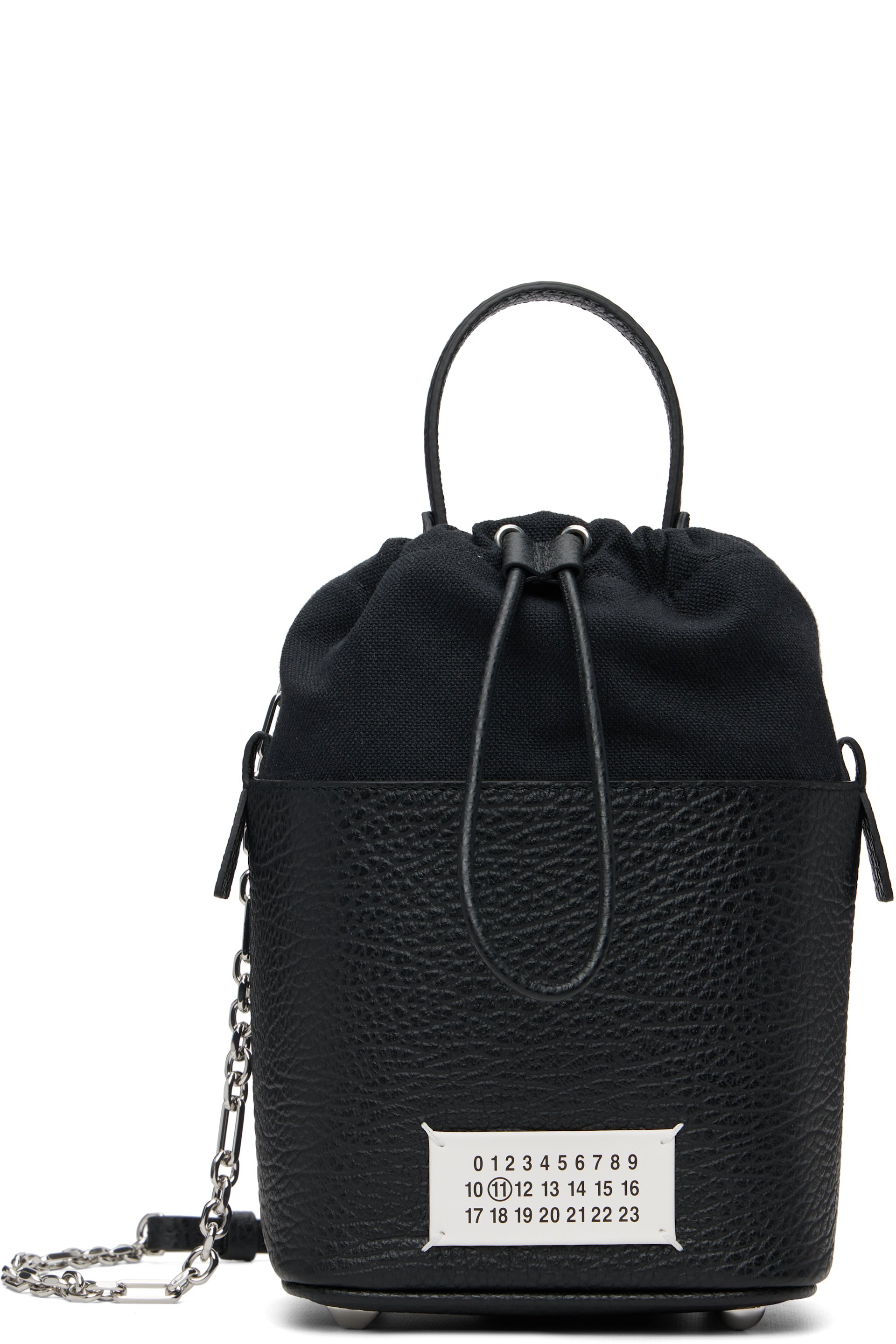 Maison Margiela - Petit sac seau noir - 5AC