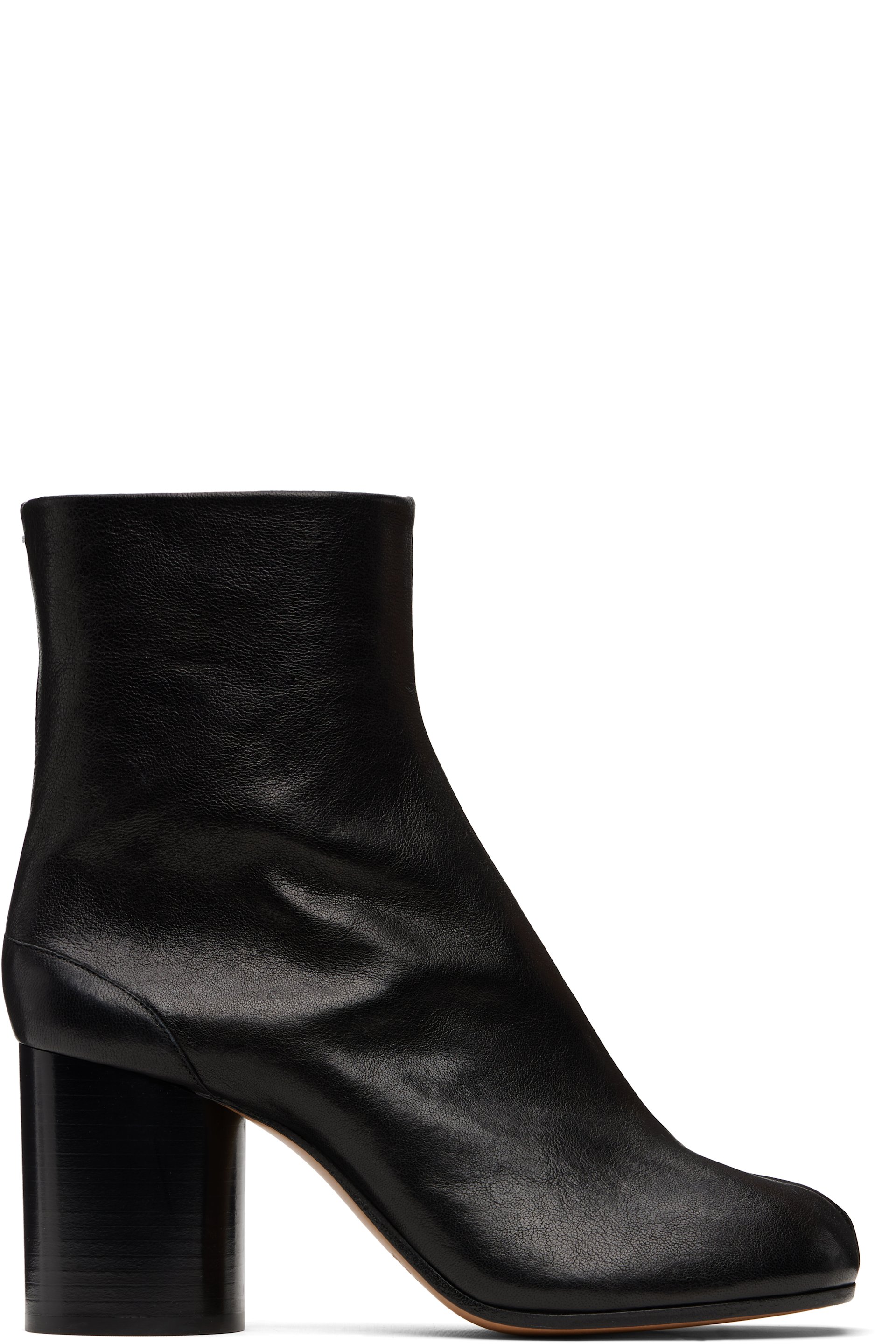 Maison Margiela - Bottines noires à bout Tabi