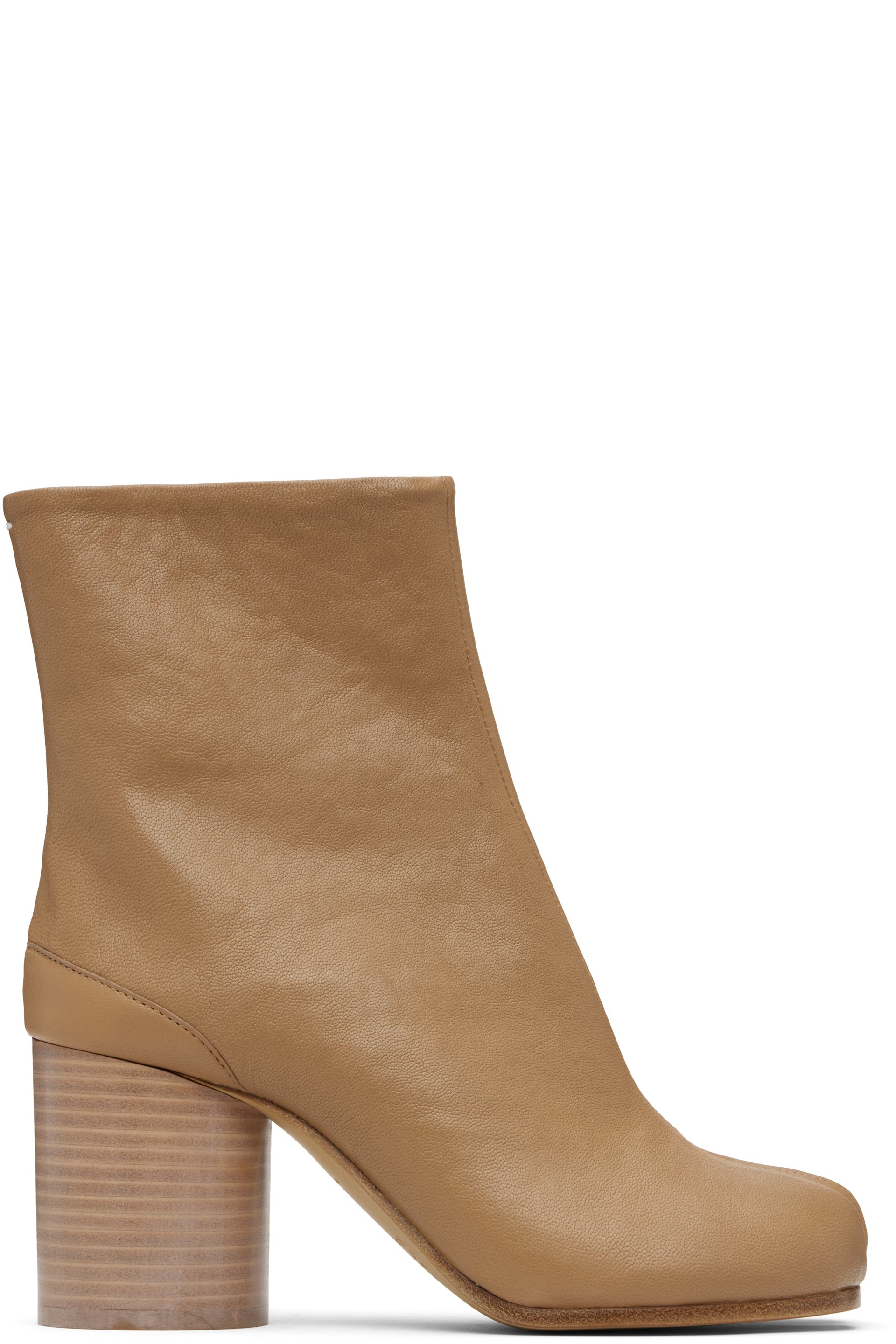 Maison Margiela - Beige Tabi Ankle Boots