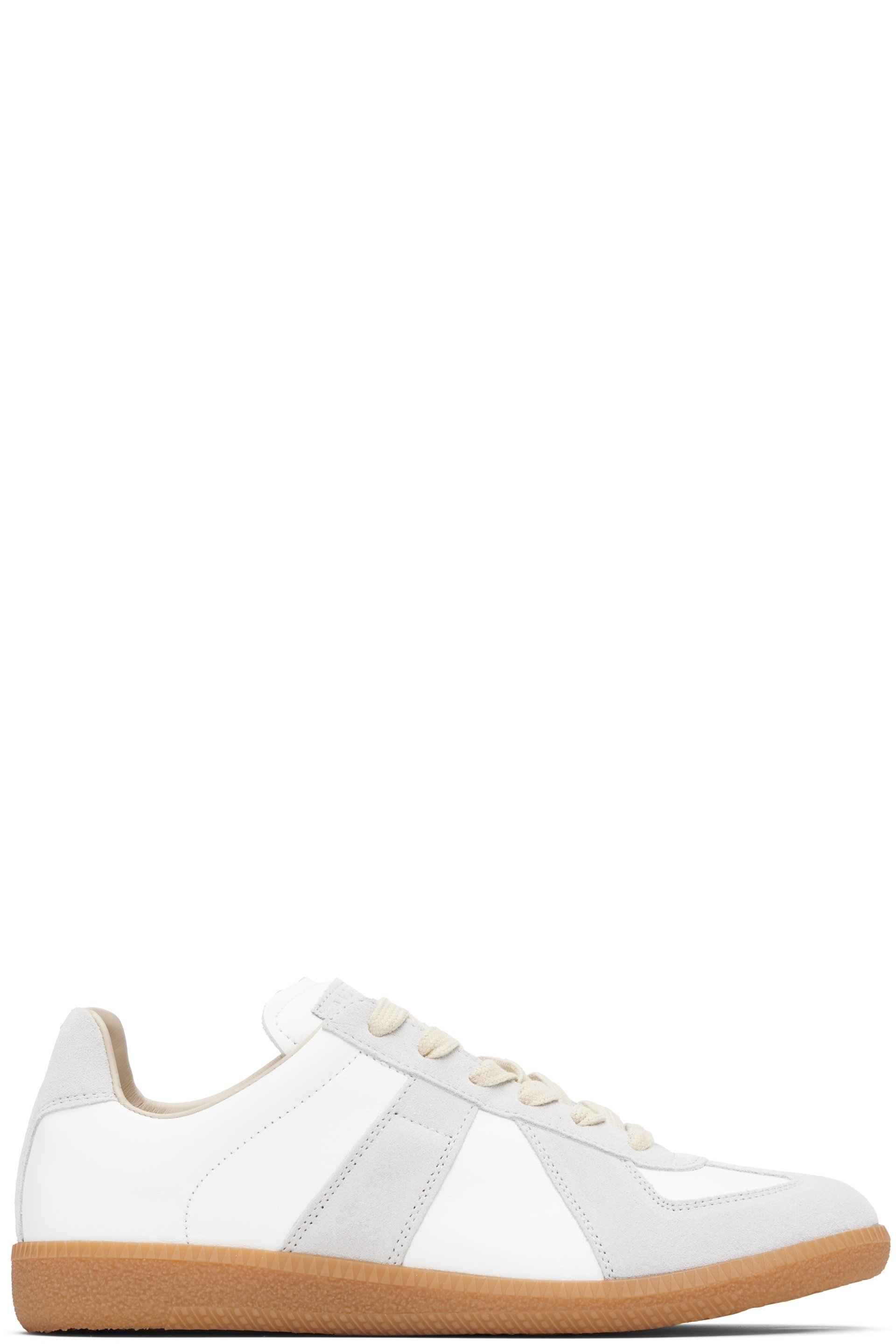 Maison Margiela - Baskets Replica gris et blanc