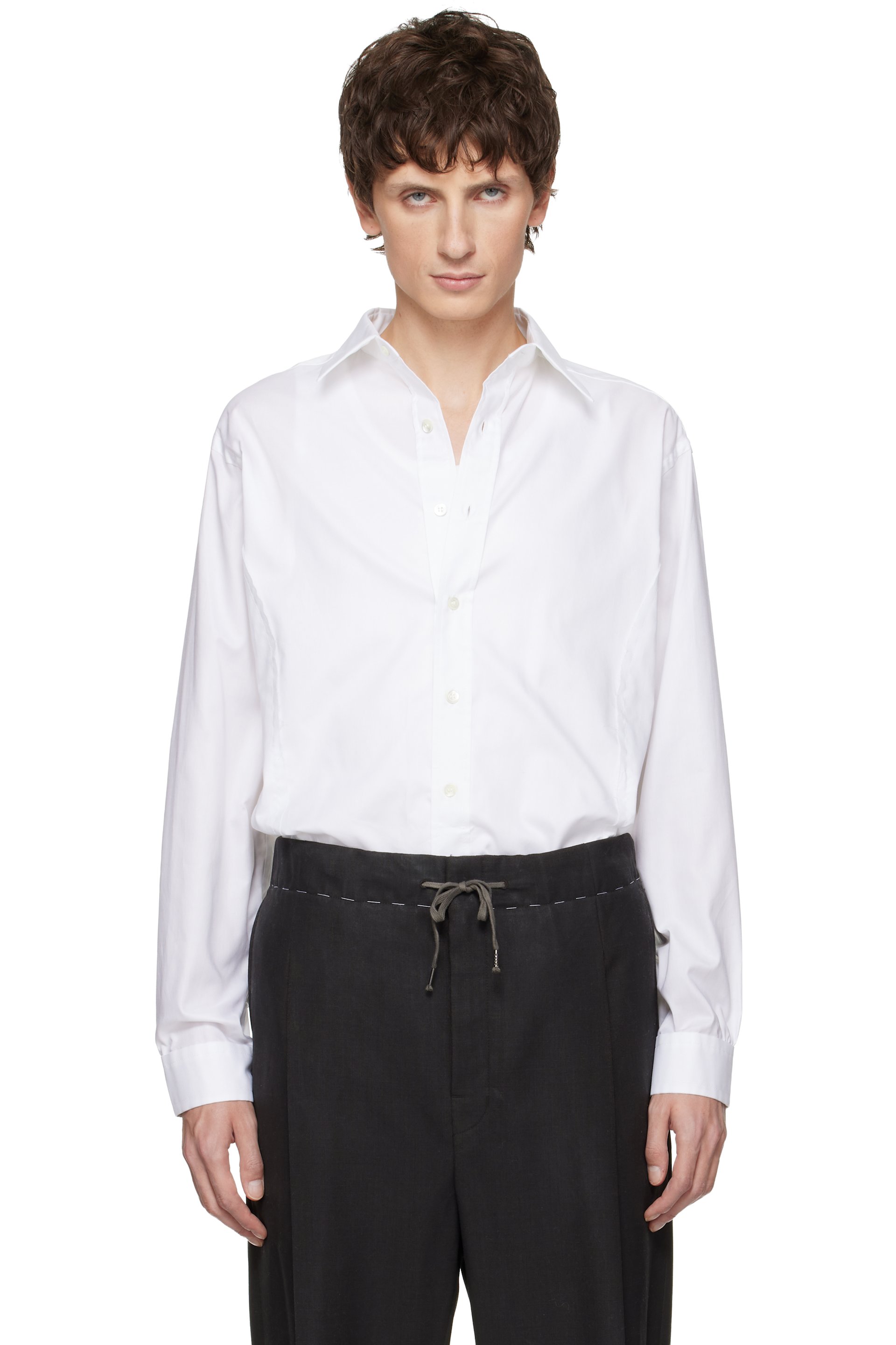 Maison Margiela - Chemise blanche en coton