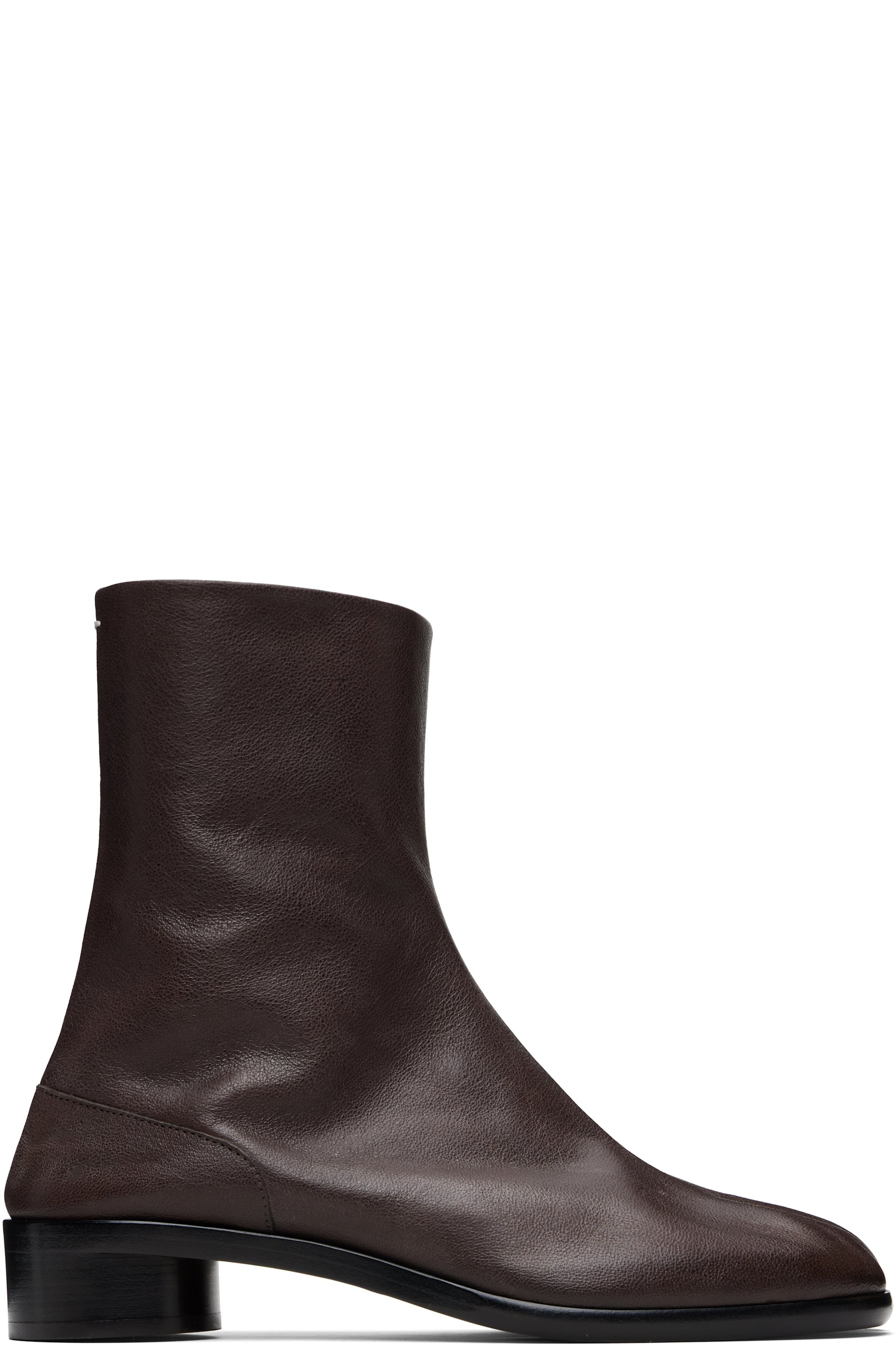 Maison Margiela - Brown Tabi Ankle Boots