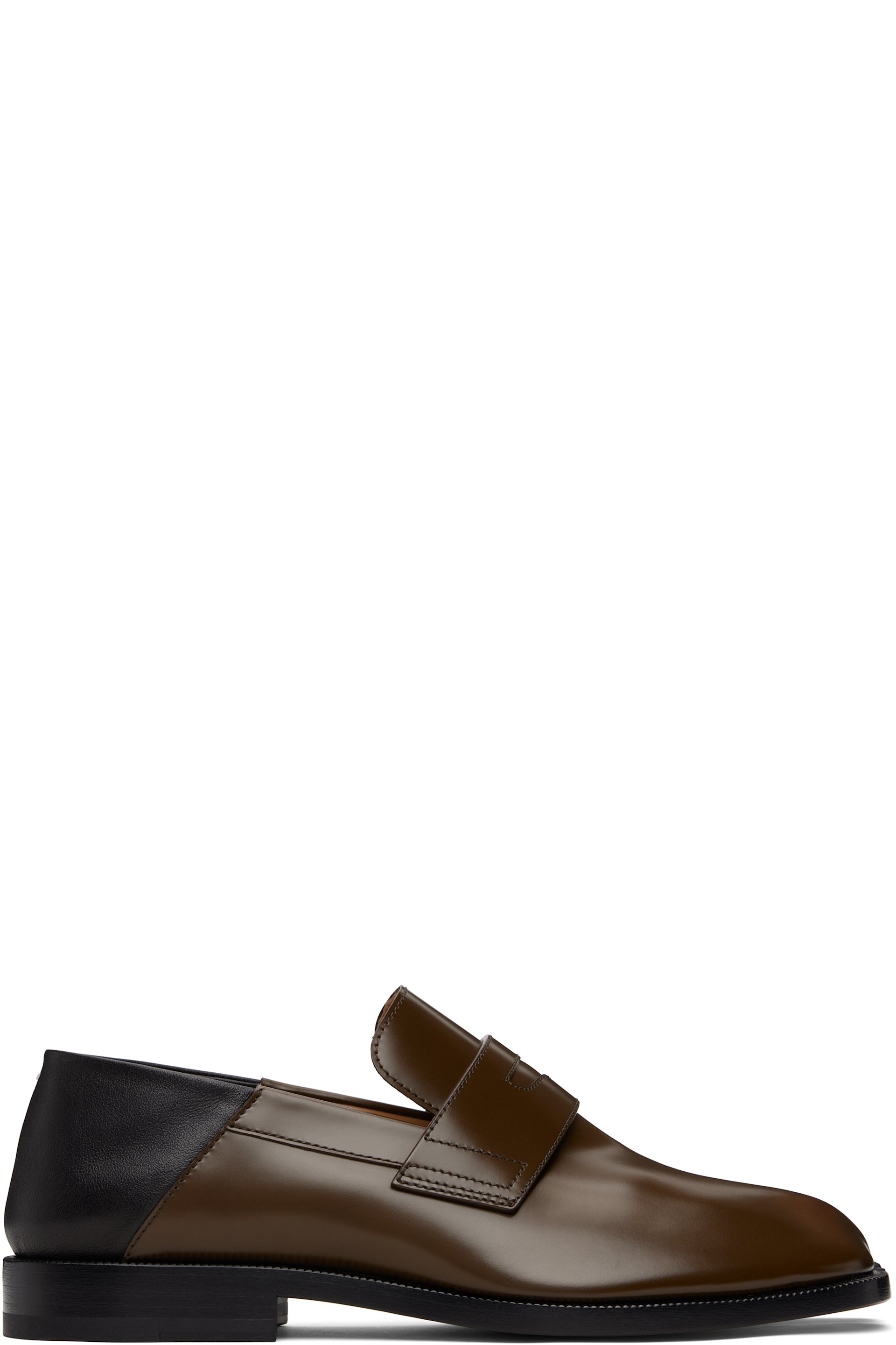 Maison Margiela - Brown Tabi Babouche Loafers
