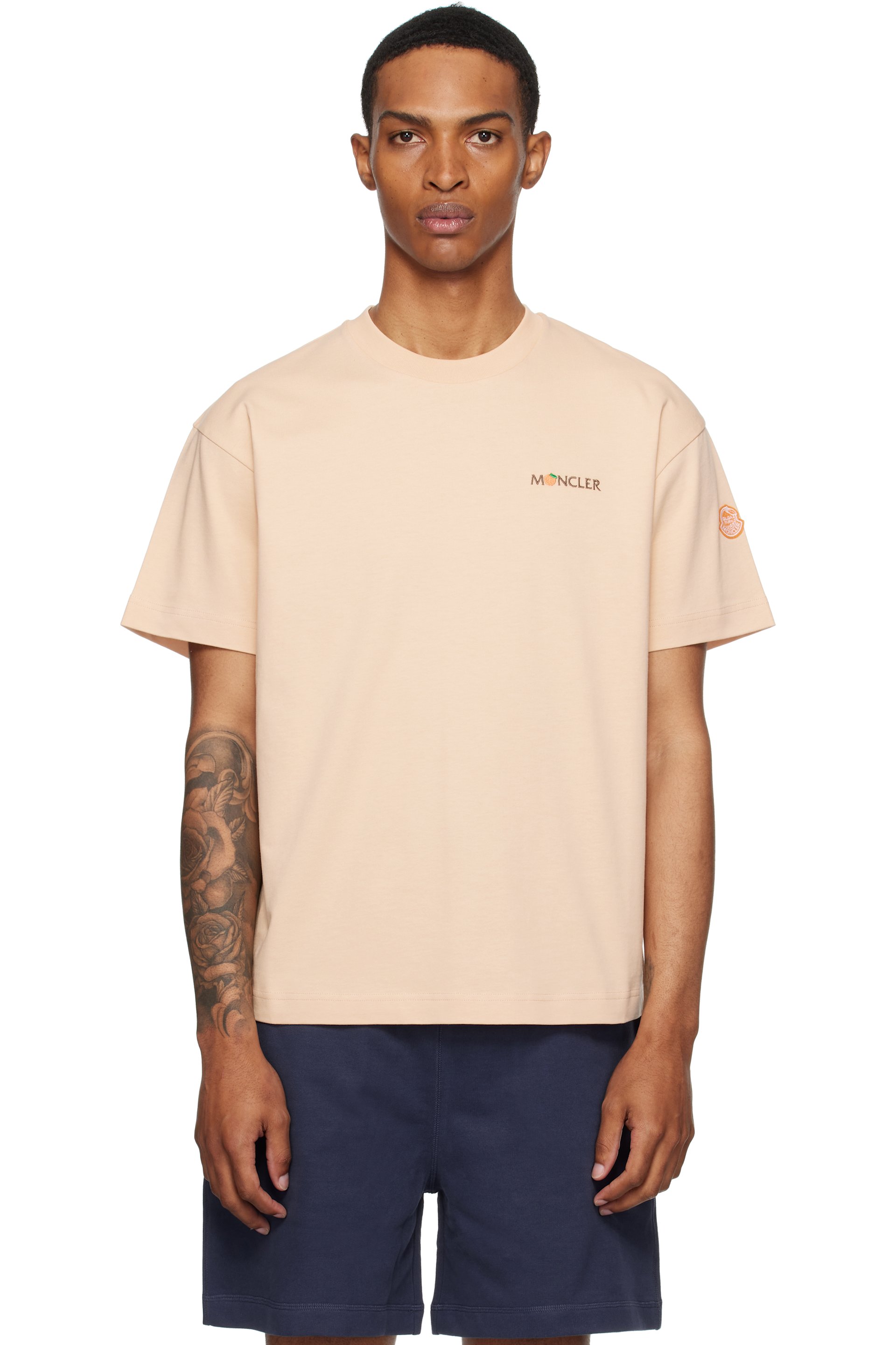 Moncler Genius - Moncler x Gilga Farm オレンジ 半袖Tシャツ