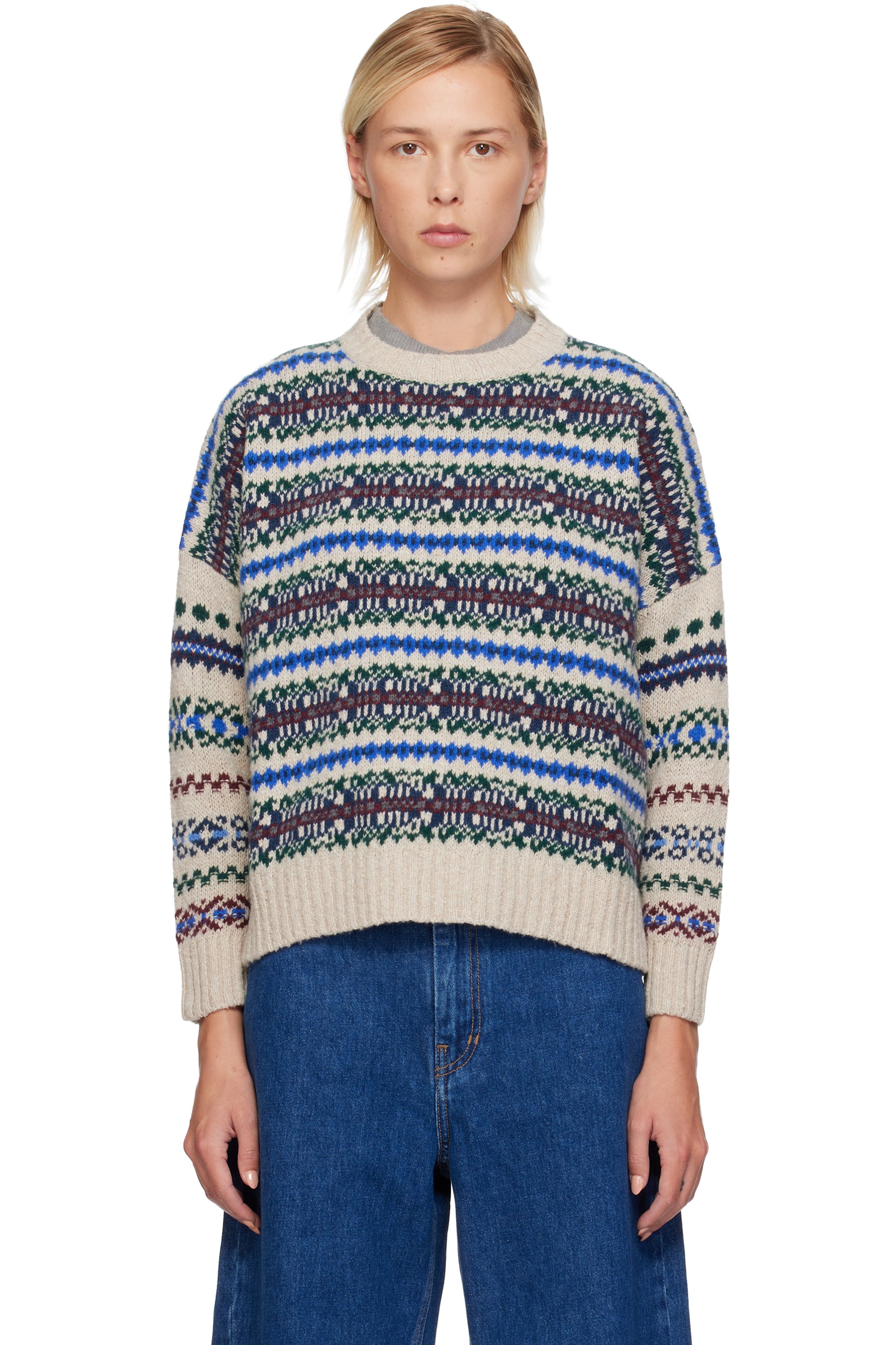Weekend Max Mara - ベージュ Rivetto セーター