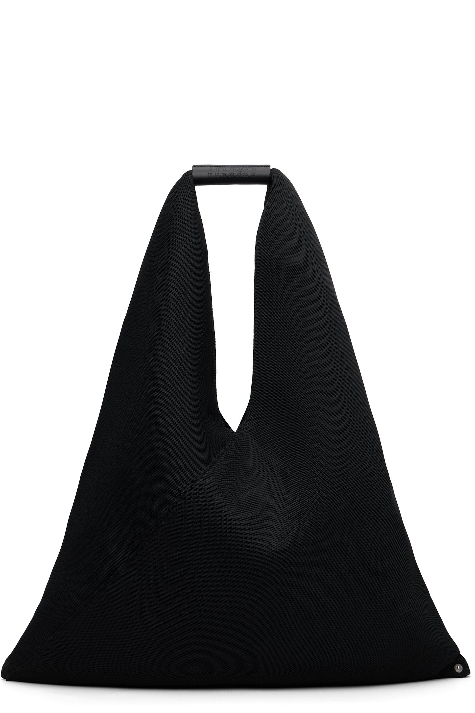 バッグ MM6handbag Black Triangle Tote by MM6 Maison Margiela on Sale