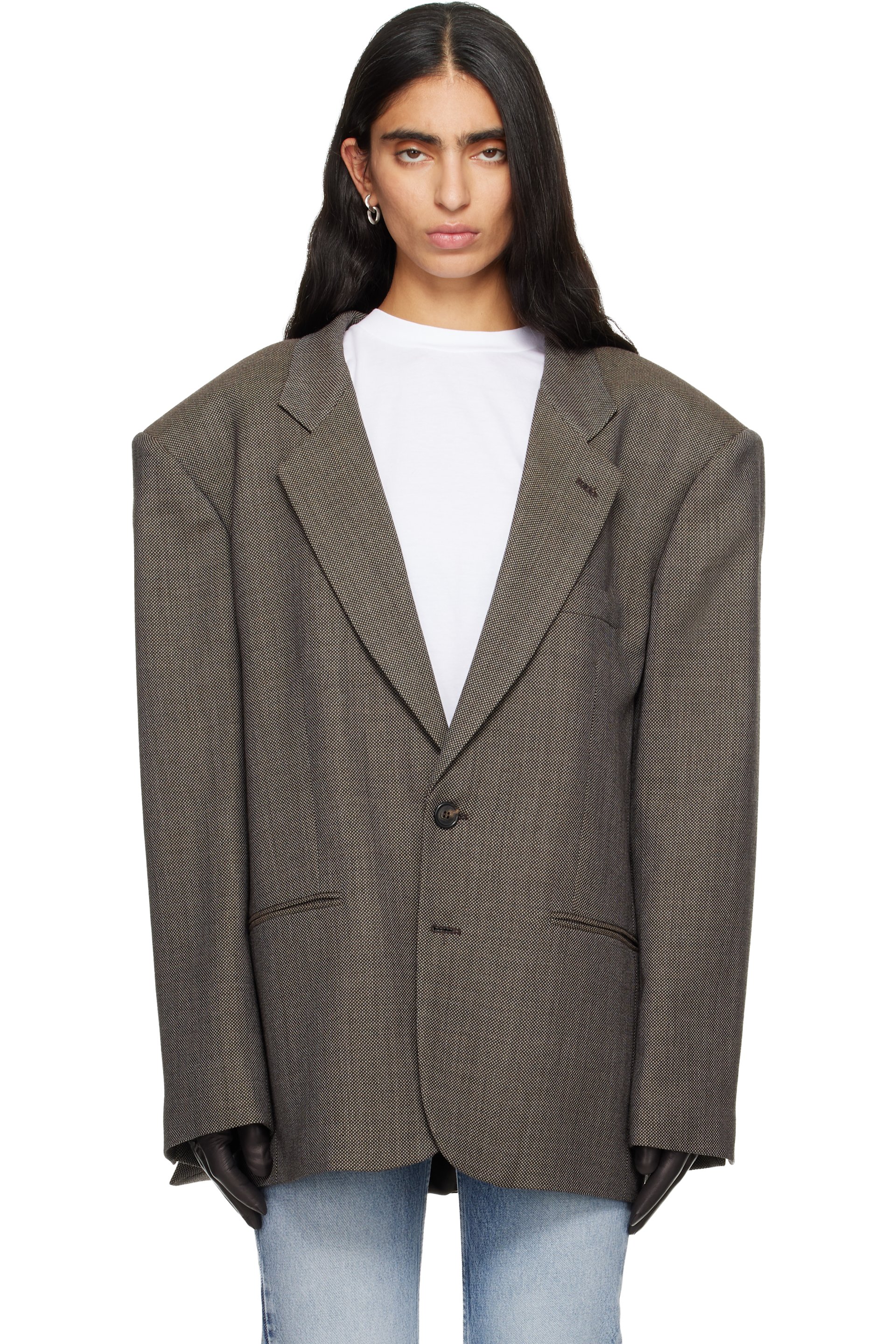 ウィメンズ用 MM6 Maison Margiela テーラードジャケット | SSENSE 日本