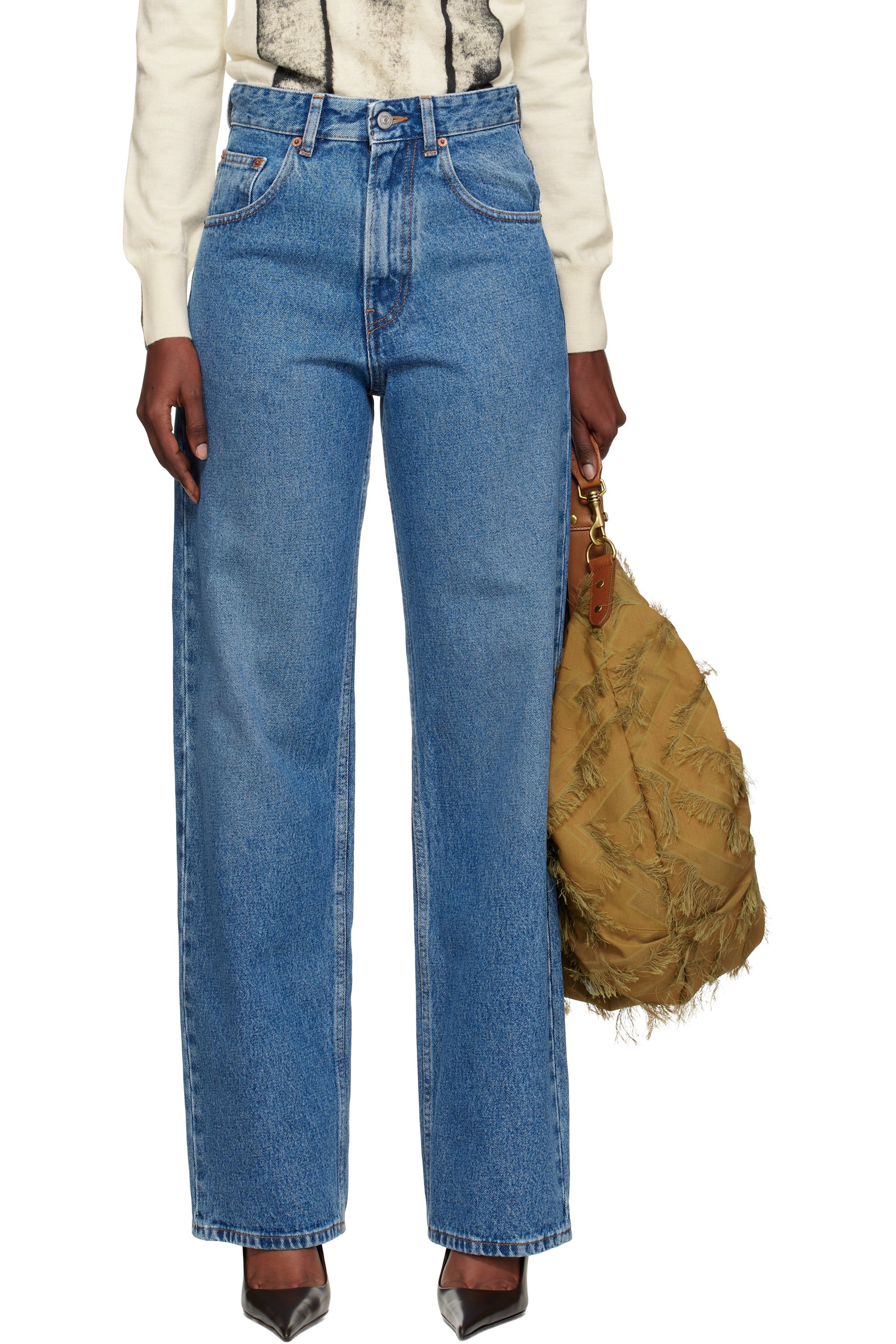 MM6 Maison Margiela - Jean ample bleu
