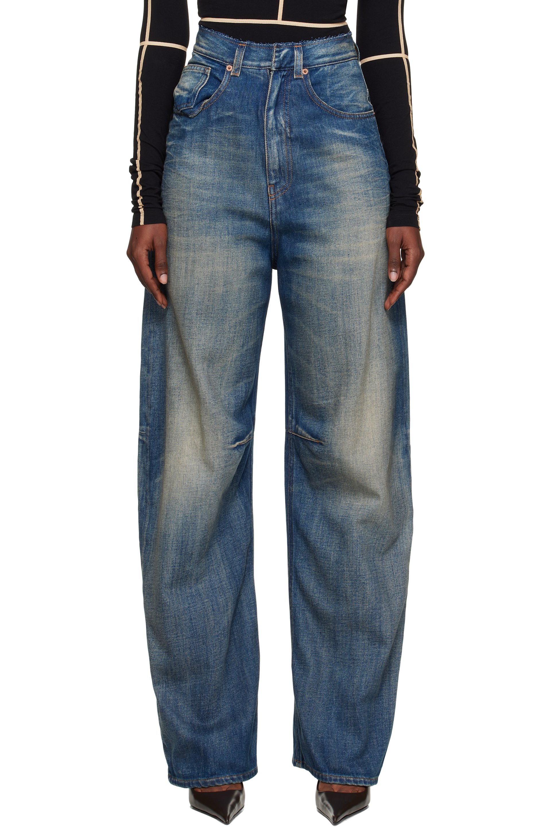 MM6 Maison Margiela - Jean ample bleu