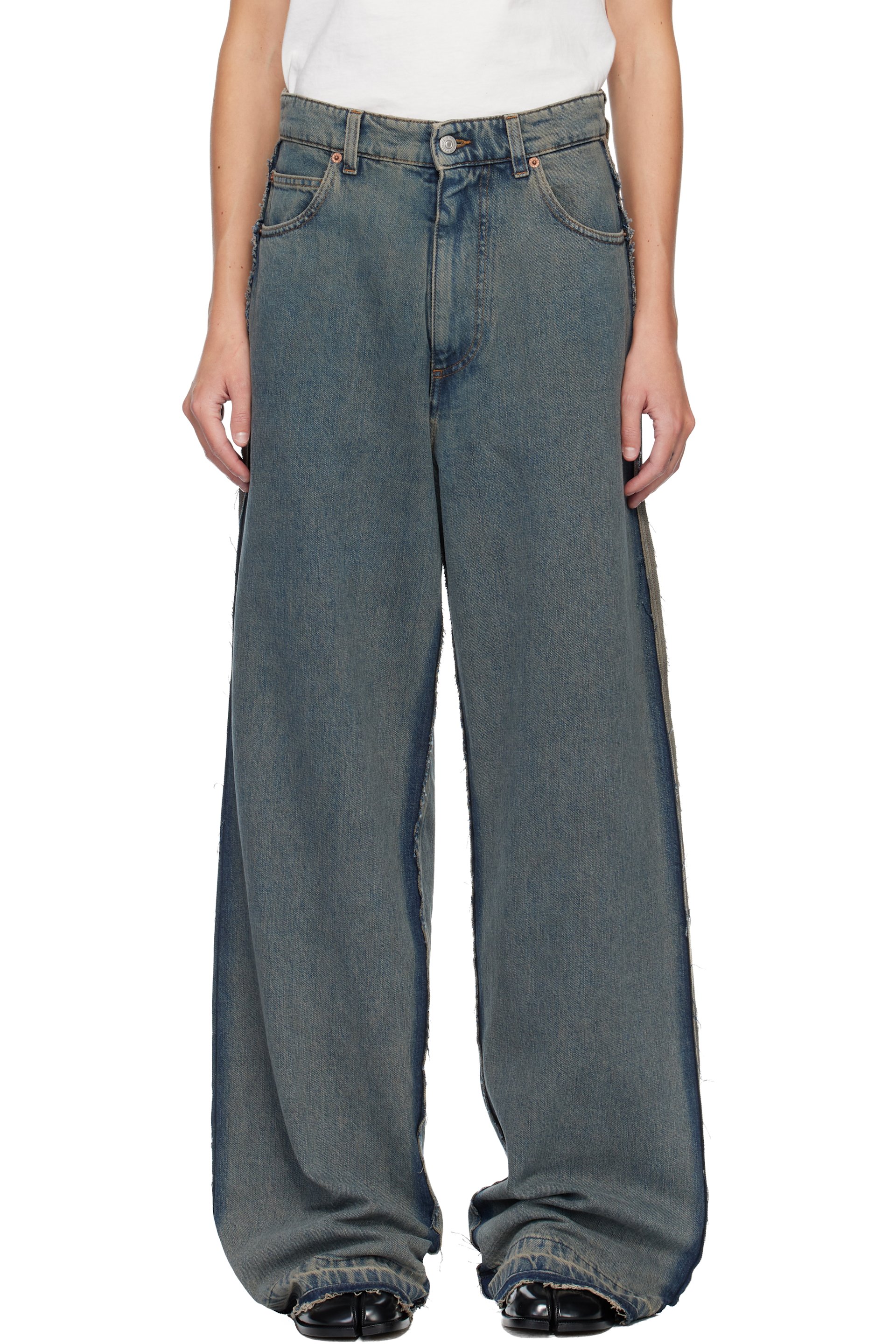 MM6 Maison Margiela - Jean bleu à cinq poches