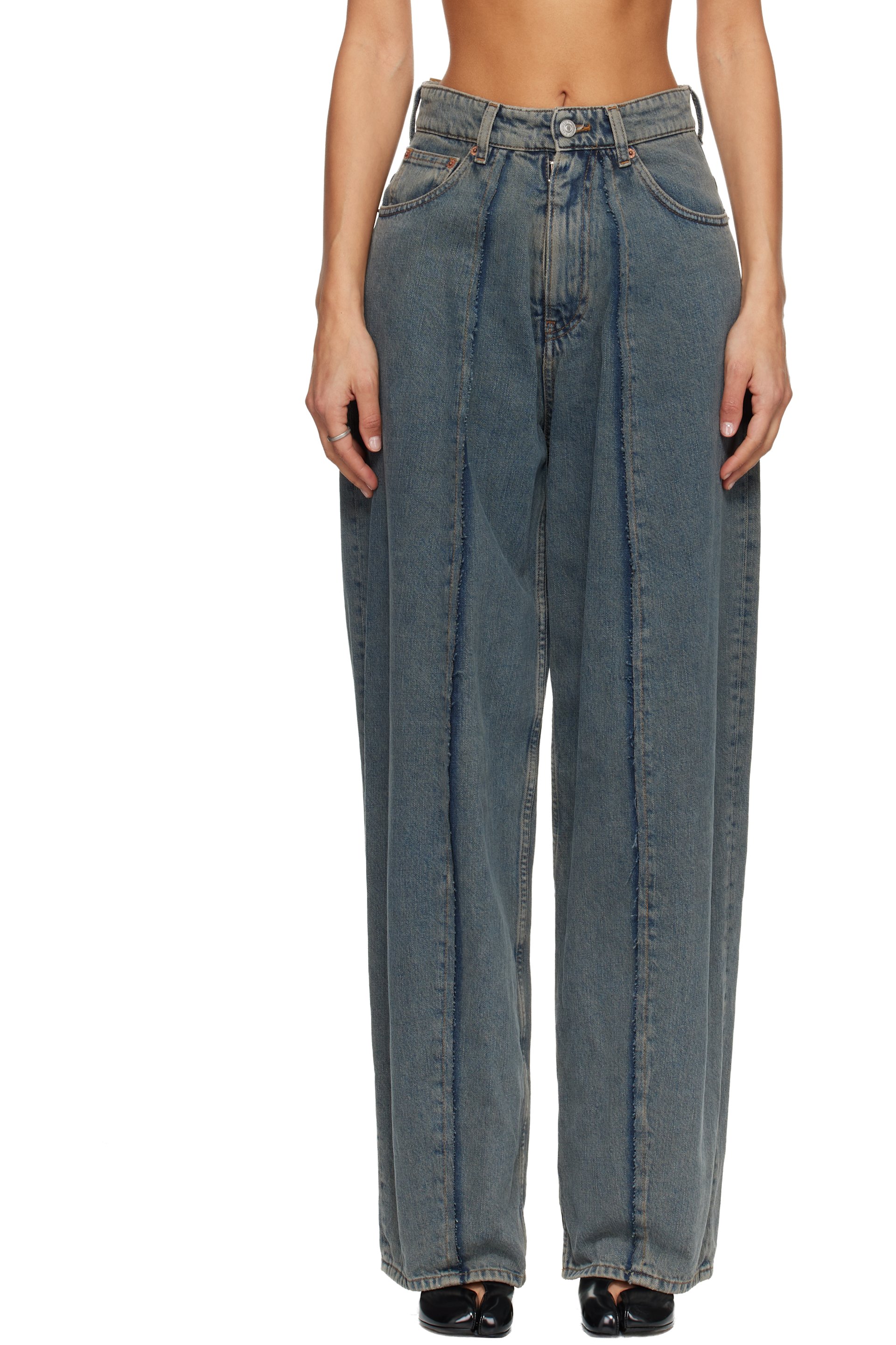 MM6 Maison Margiela - Jean ample gris